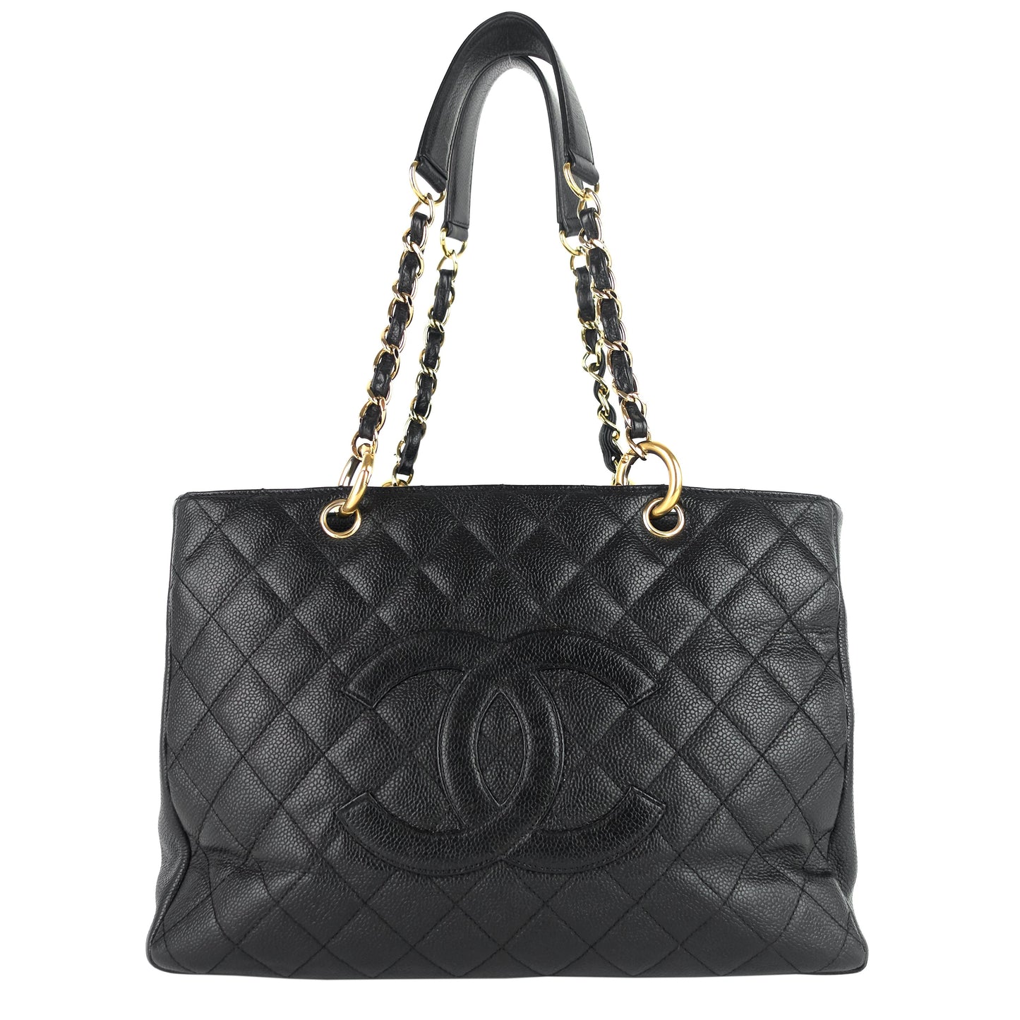 Chanel Grand Shopping Tote GST Caviar Leather Bag