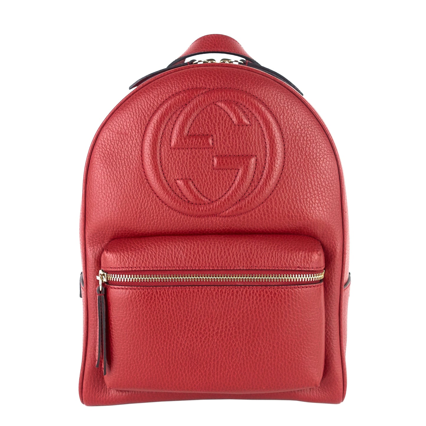 Gucci Soho Chain Calfskin Leather Backpack Bag