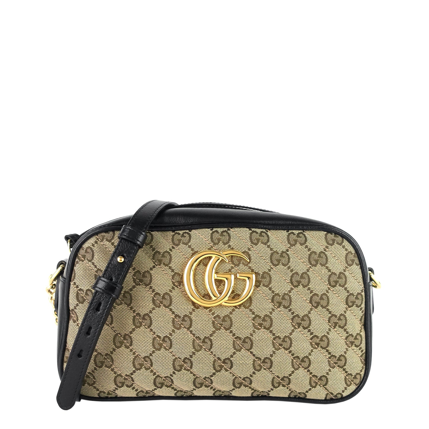 Gucci Marmont Small Canvas Chain Shoulder Bag