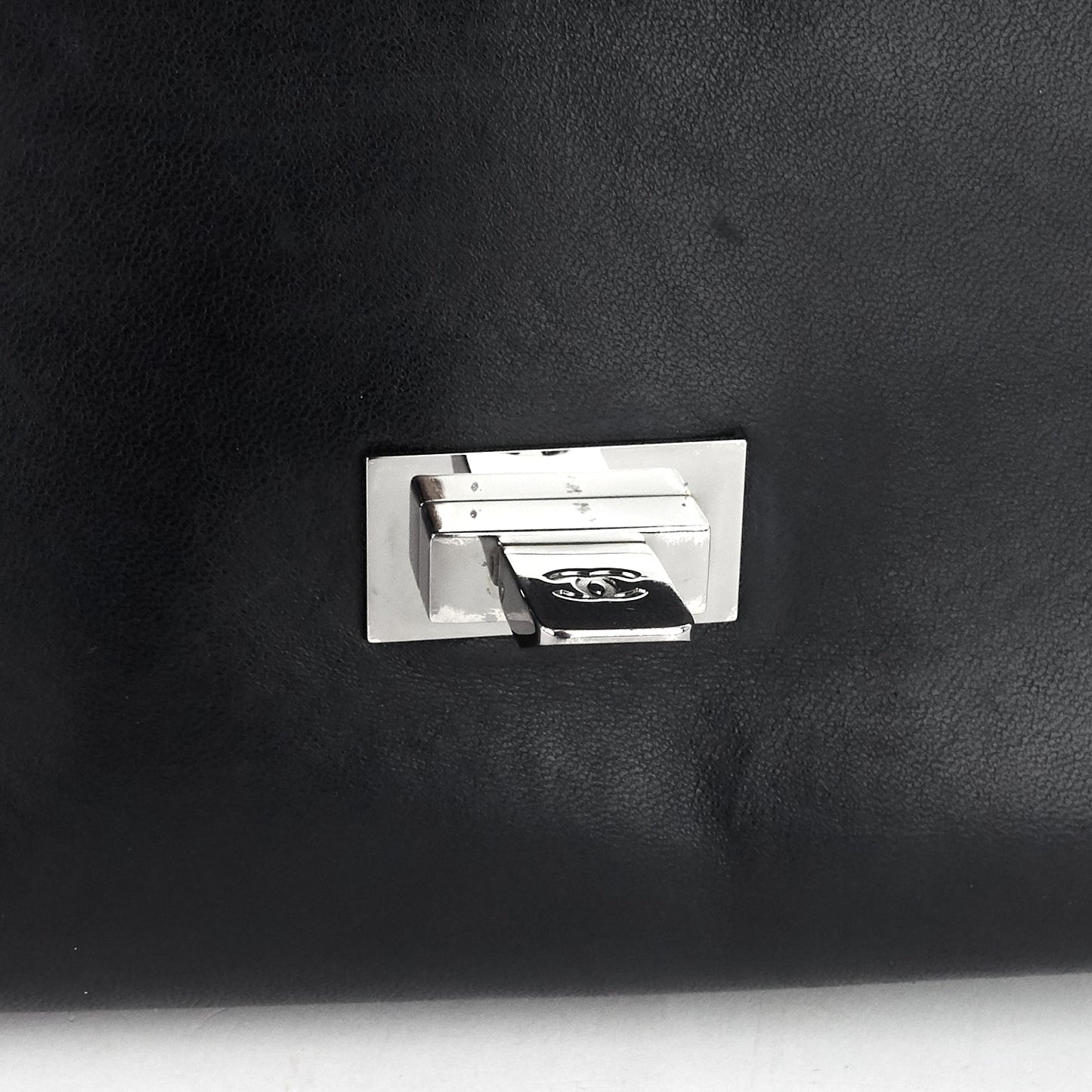 Chanel Lambskin Leather Fliplock Shoulder Bag