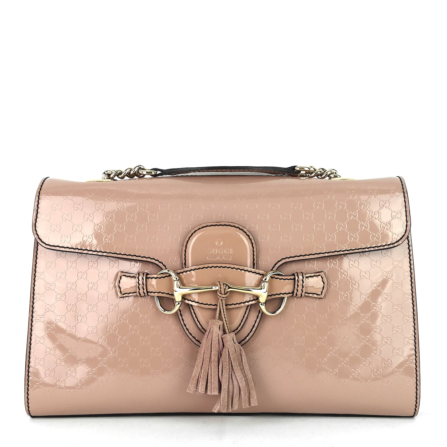 Gucci Emily Micro Guccissima Patent Leather Bag