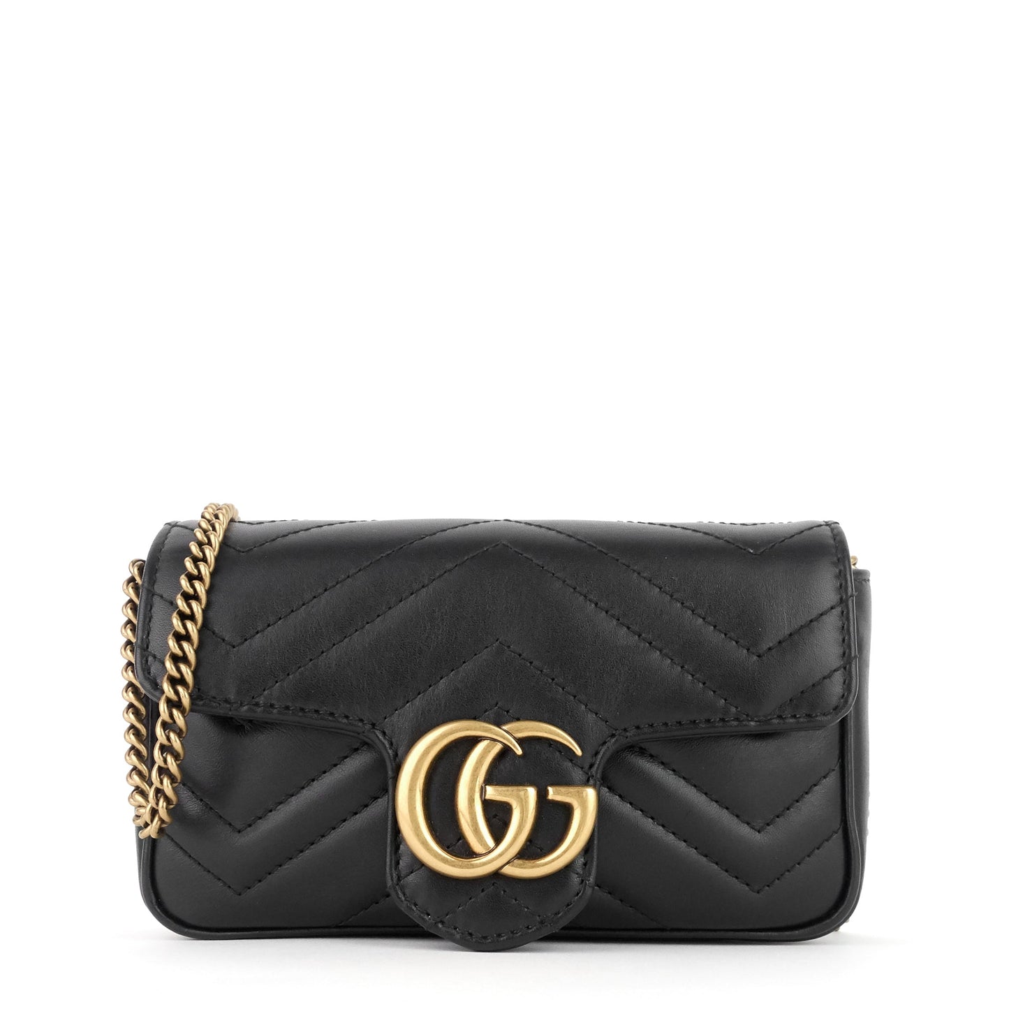 Gucci GG Marmont Super Mini Matelass� Leather Bag