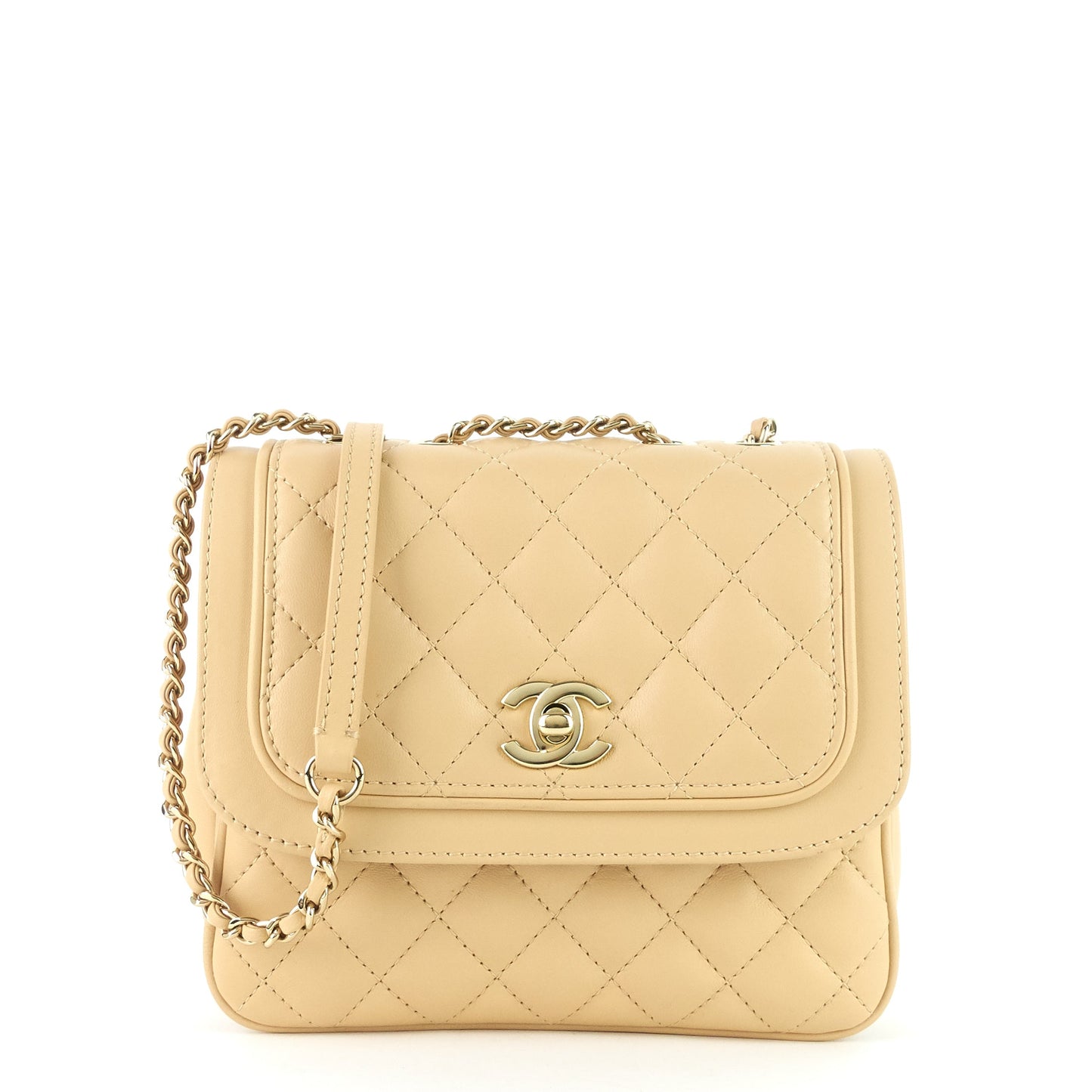 Chanel Lovely Day Square Lambskin Flap Bag