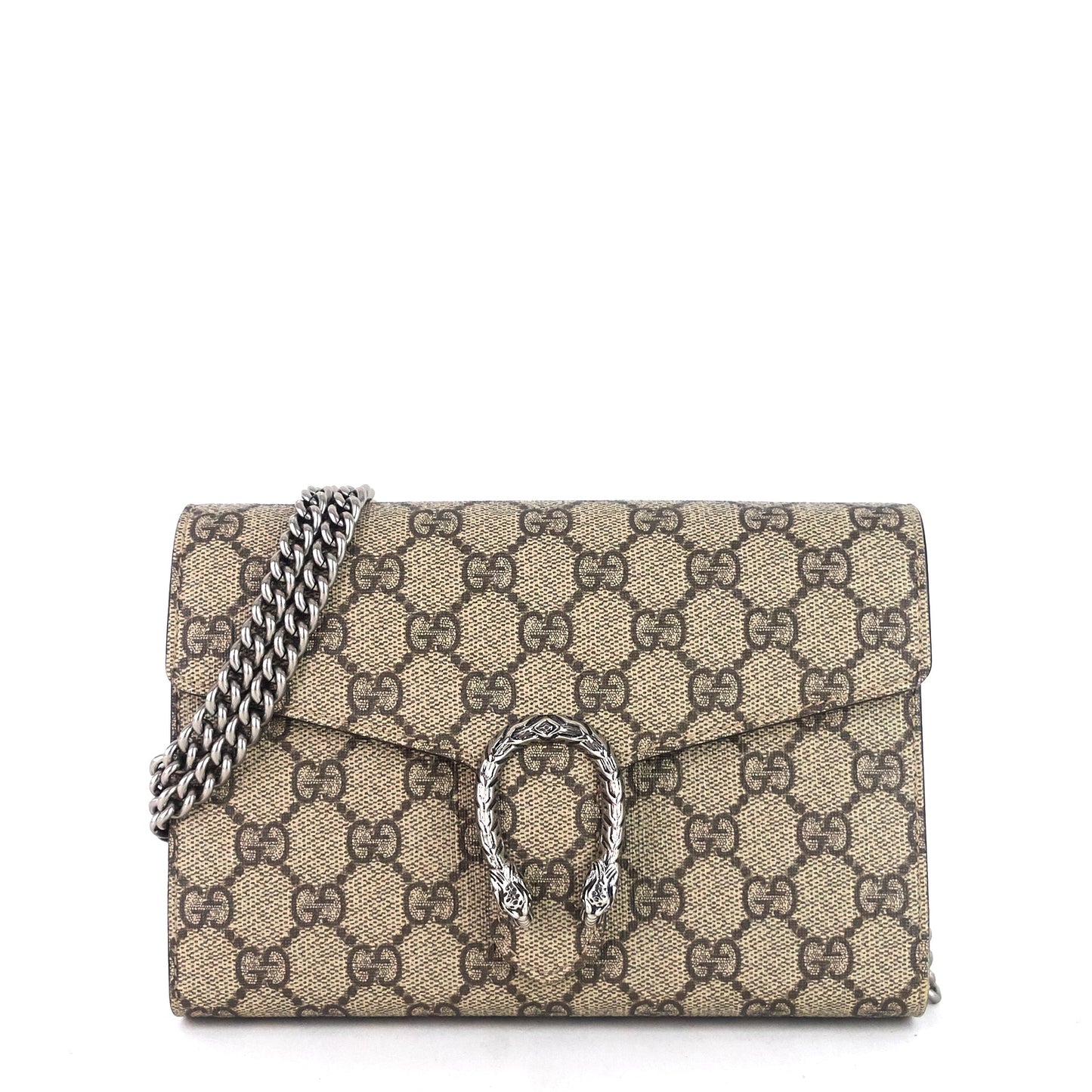 Gucci Dionysus GG Supreme Canvas Chain Wallet Bag