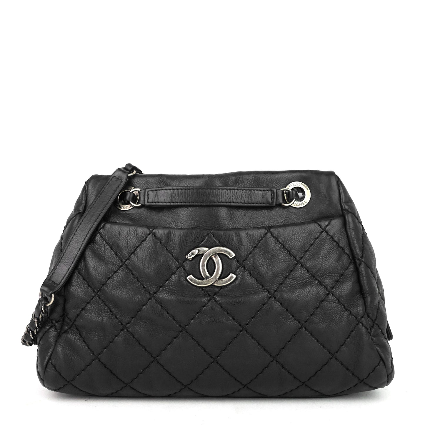Chanel Stitch It Small Calfskin Shoulder Bag