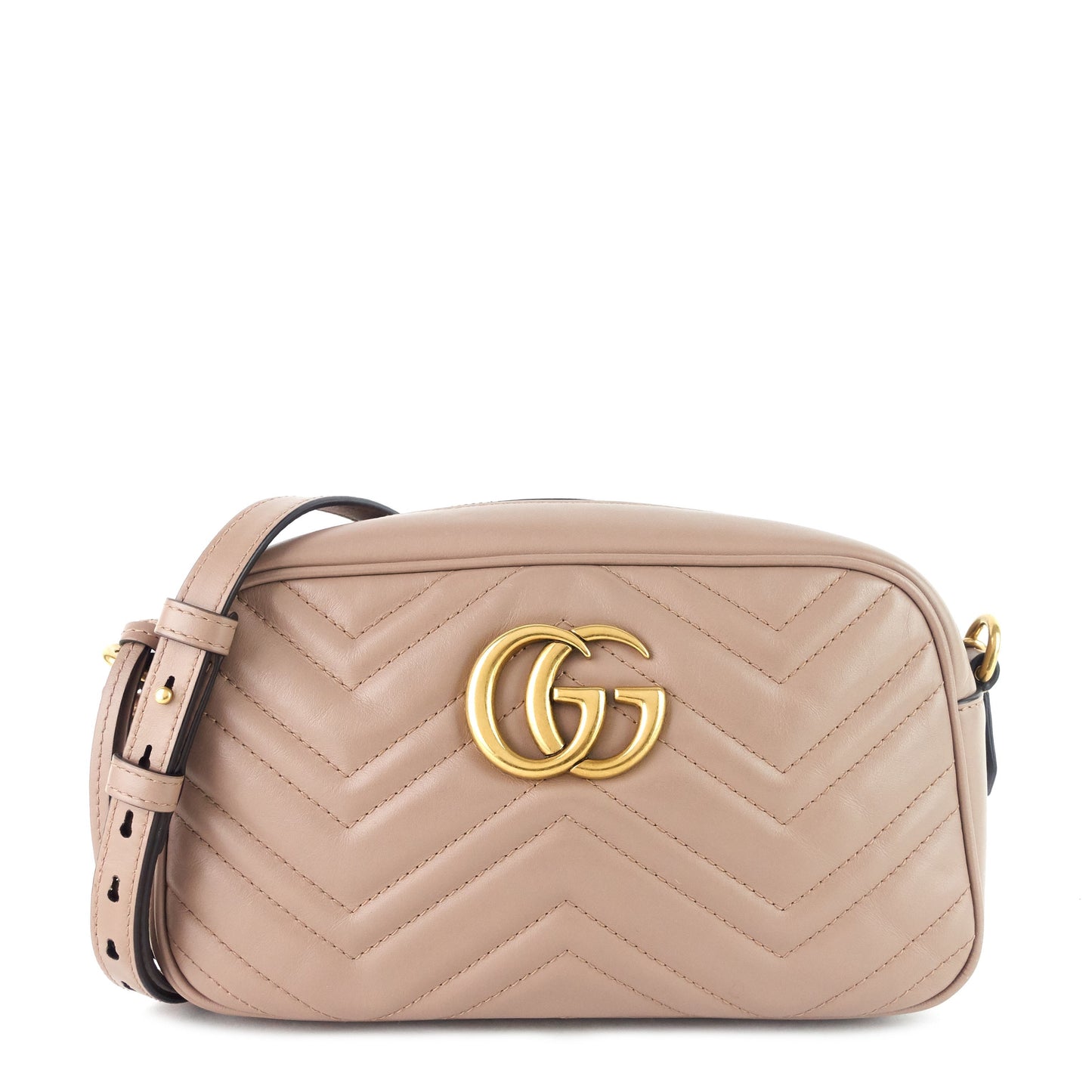 Gucci GG Marmont Small Matelass� Calfskin Camera Bag