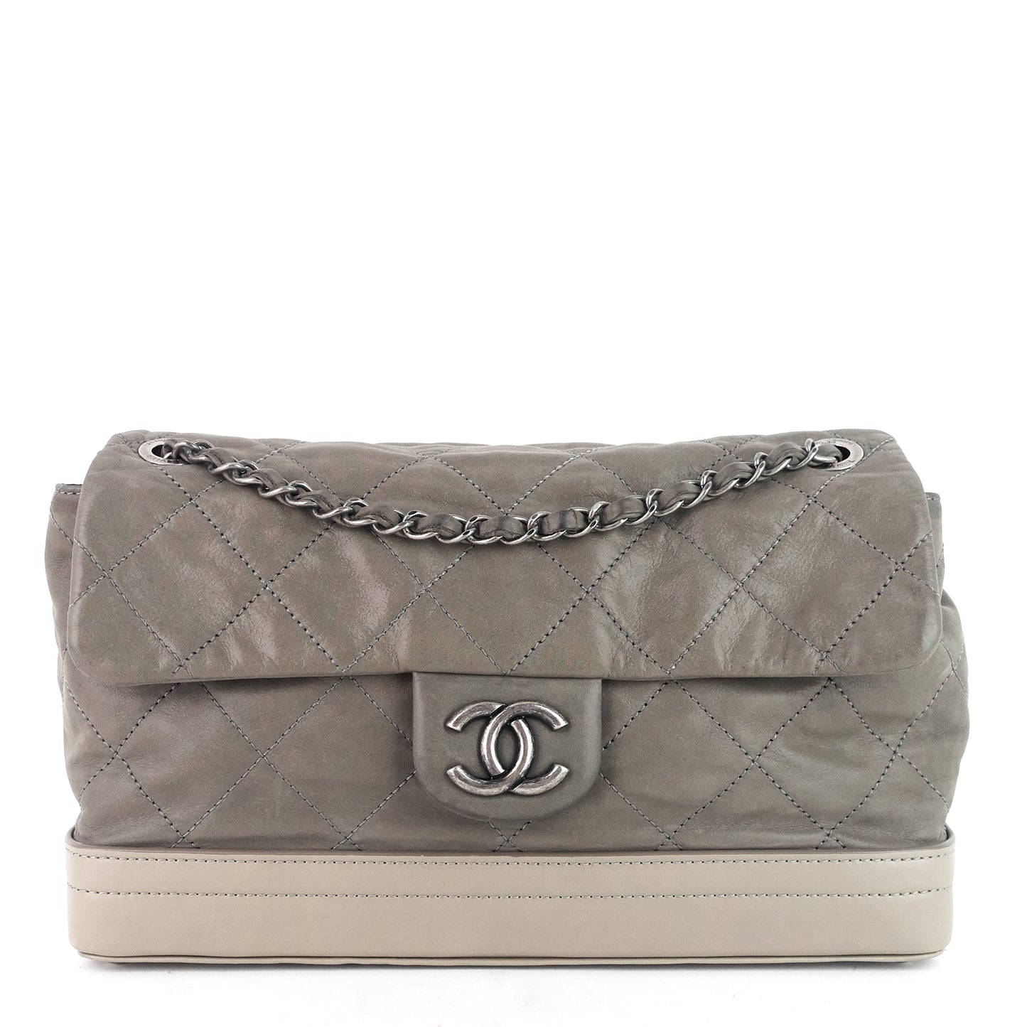 Chanel Leather XL Classic Flap Shoulder Bag
