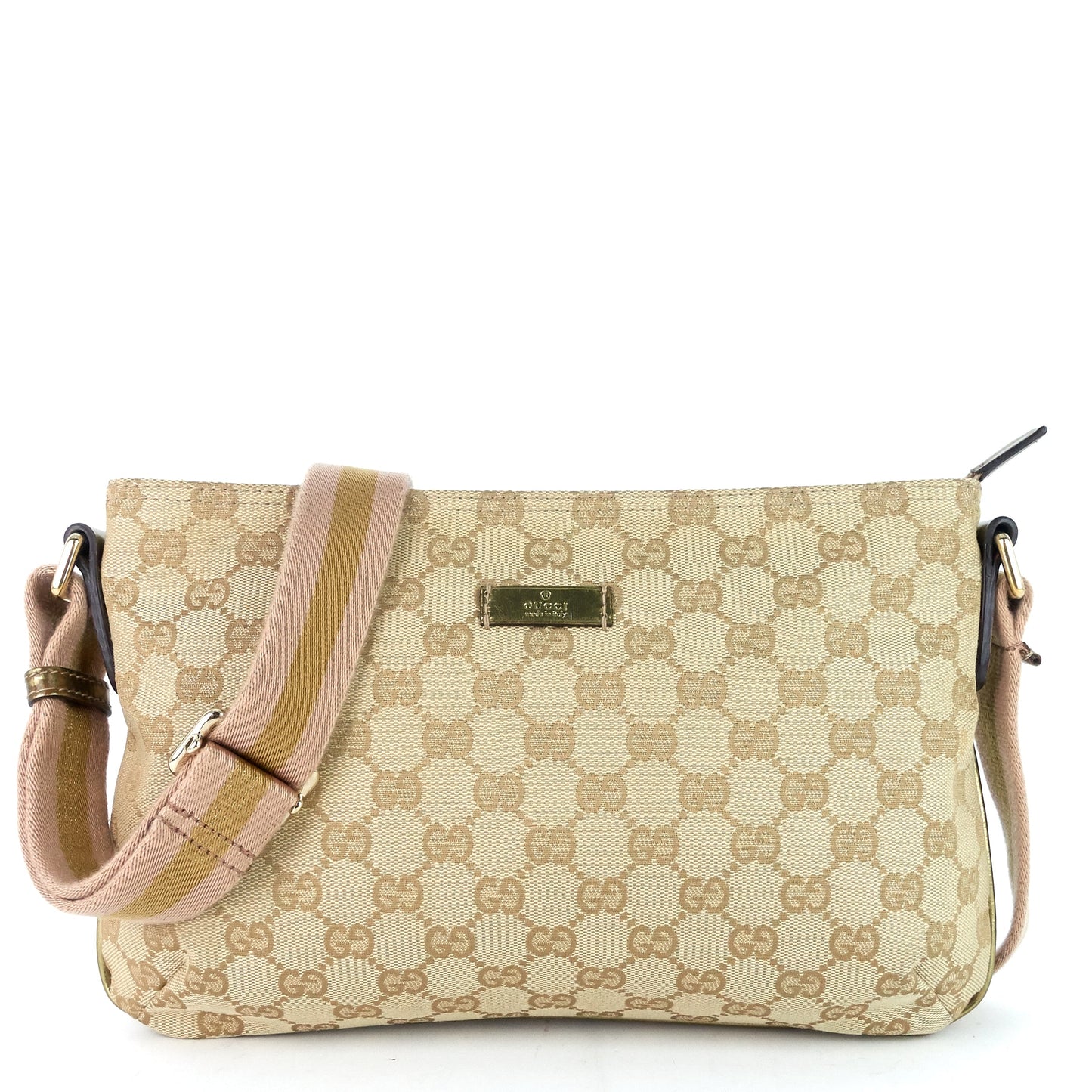 Gucci GG Canvas Web Crossbody Bag