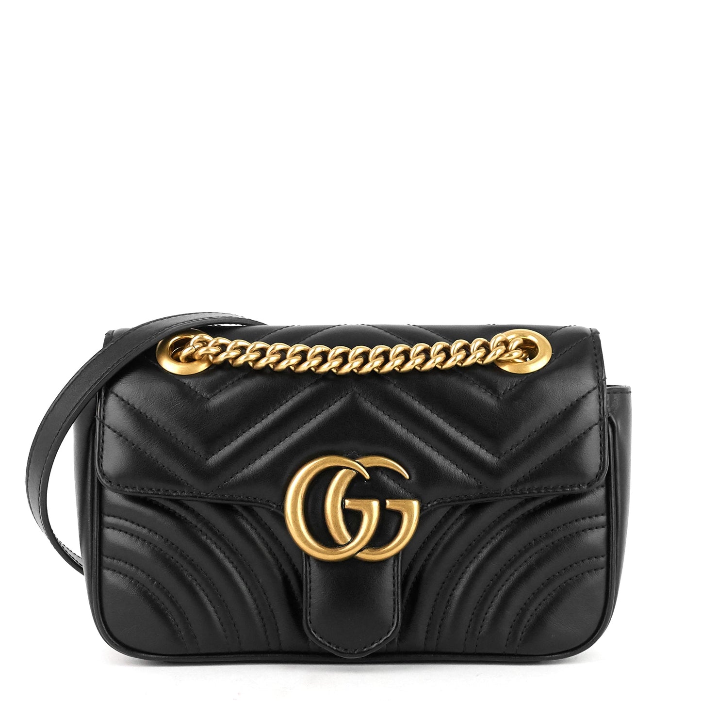 Gucci Marmont Mini Matelass� Leather Shoulder Bag