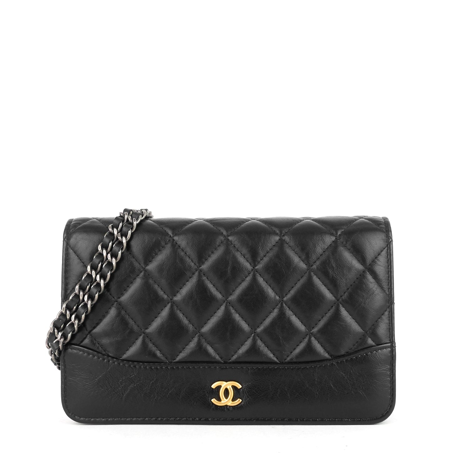 Chanel Gabrielle Matelassé Calfskin Wallet on Chain WOC