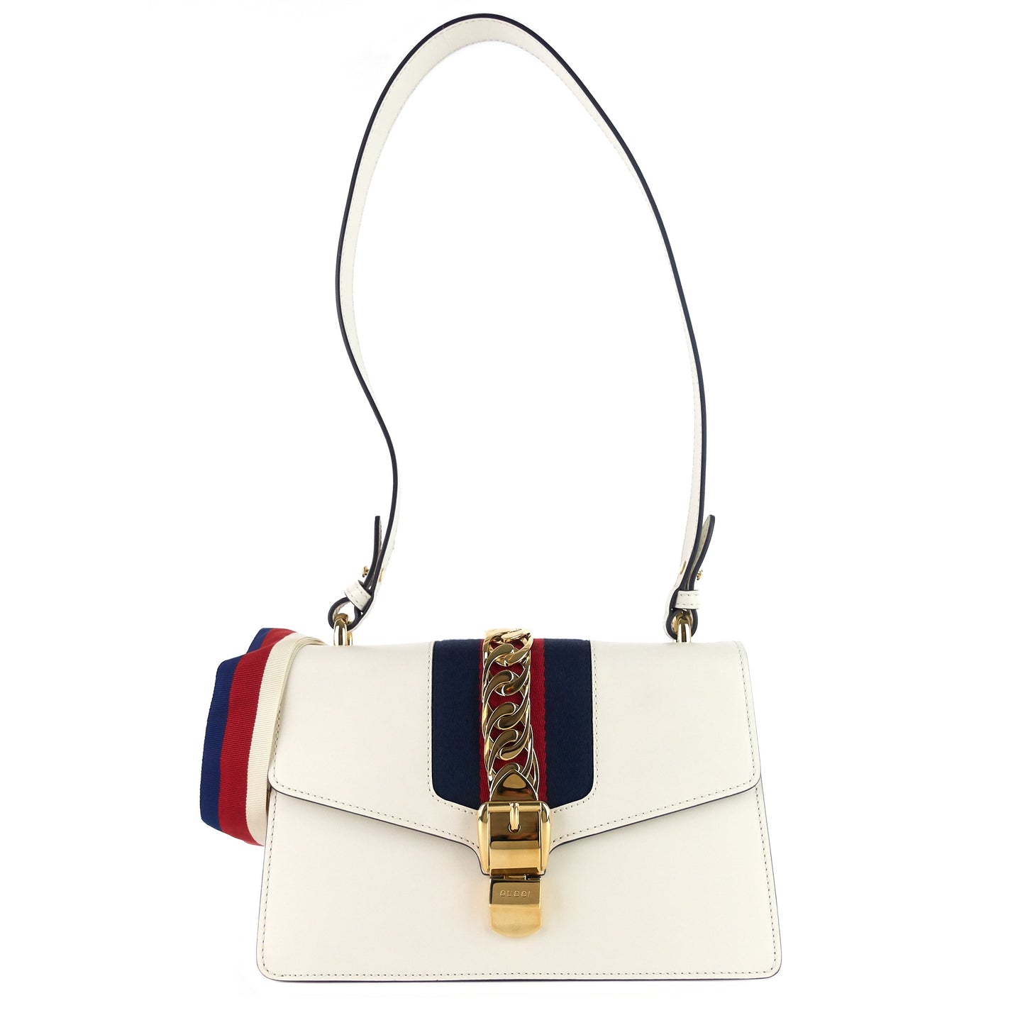 Gucci Sylvie Small Calfskin Leather Bag