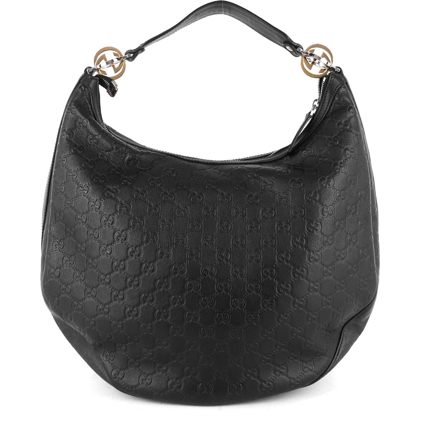 Gucci GG Twins Guccissima Leather Hobo Bag