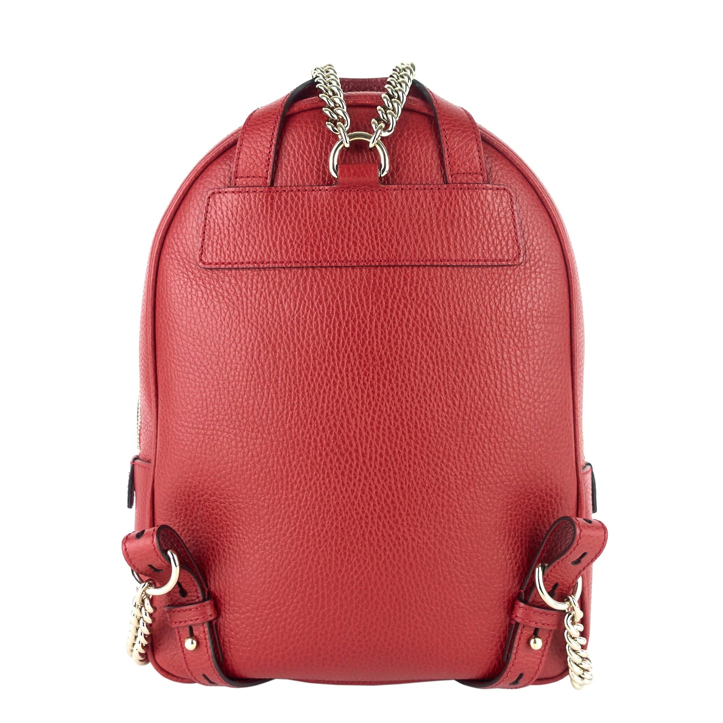Gucci Soho Chain Calfskin Leather Backpack Bag