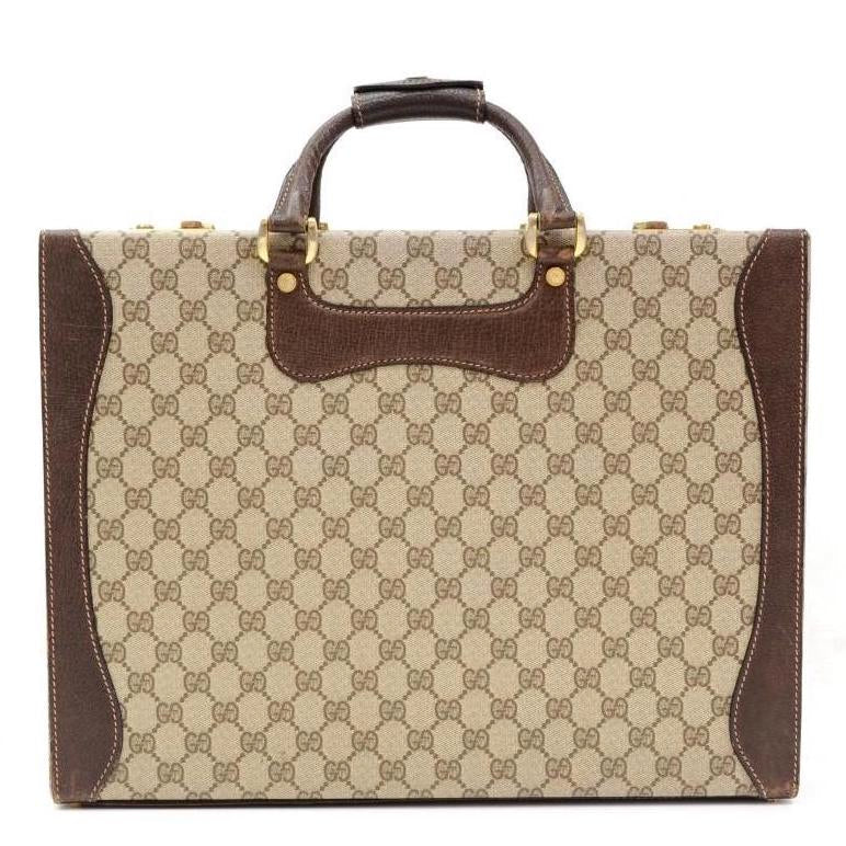 Gucci Guccissima Canvas Vintage Briefcase