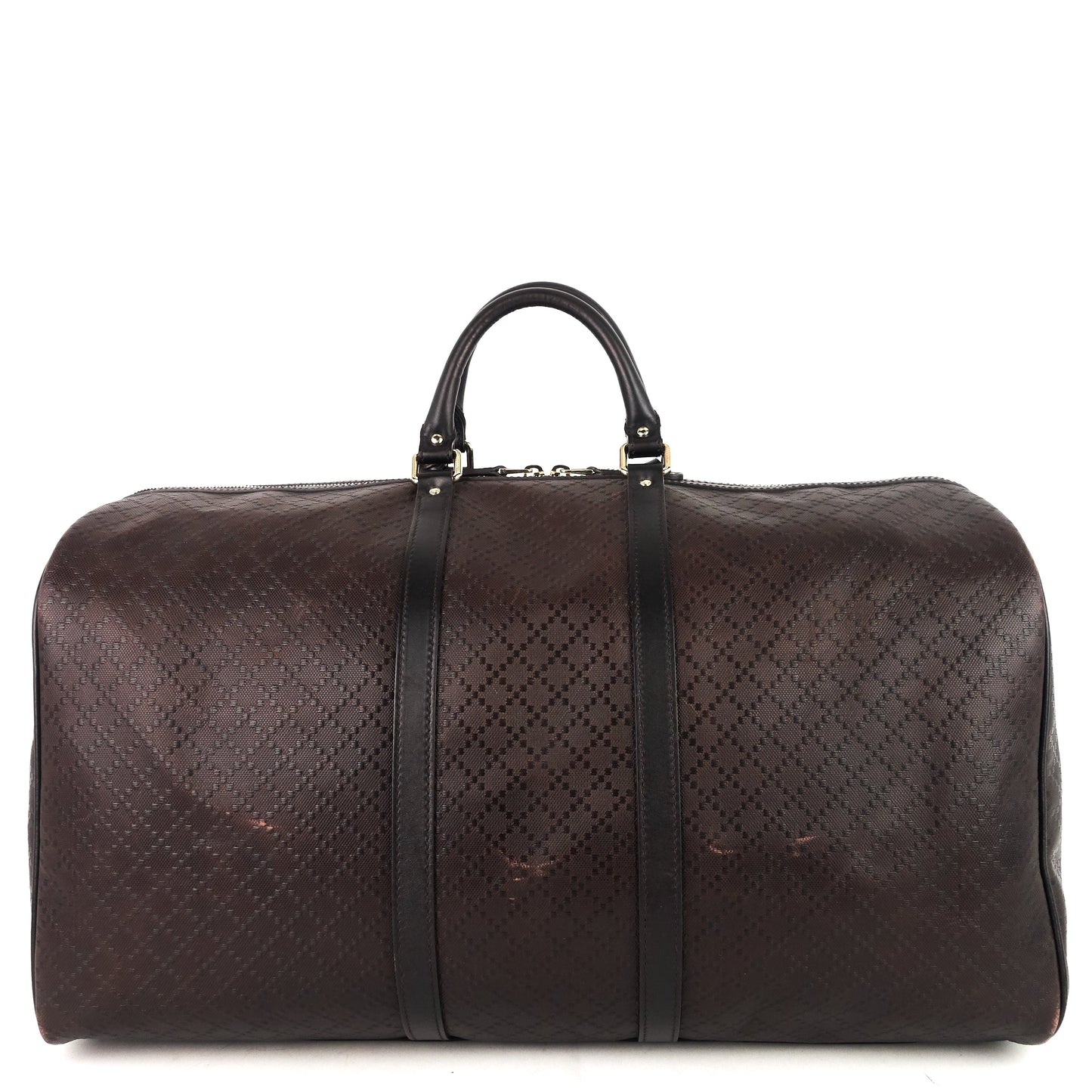 Gucci Bright Diamante Leather Carry-On Duffle Bag