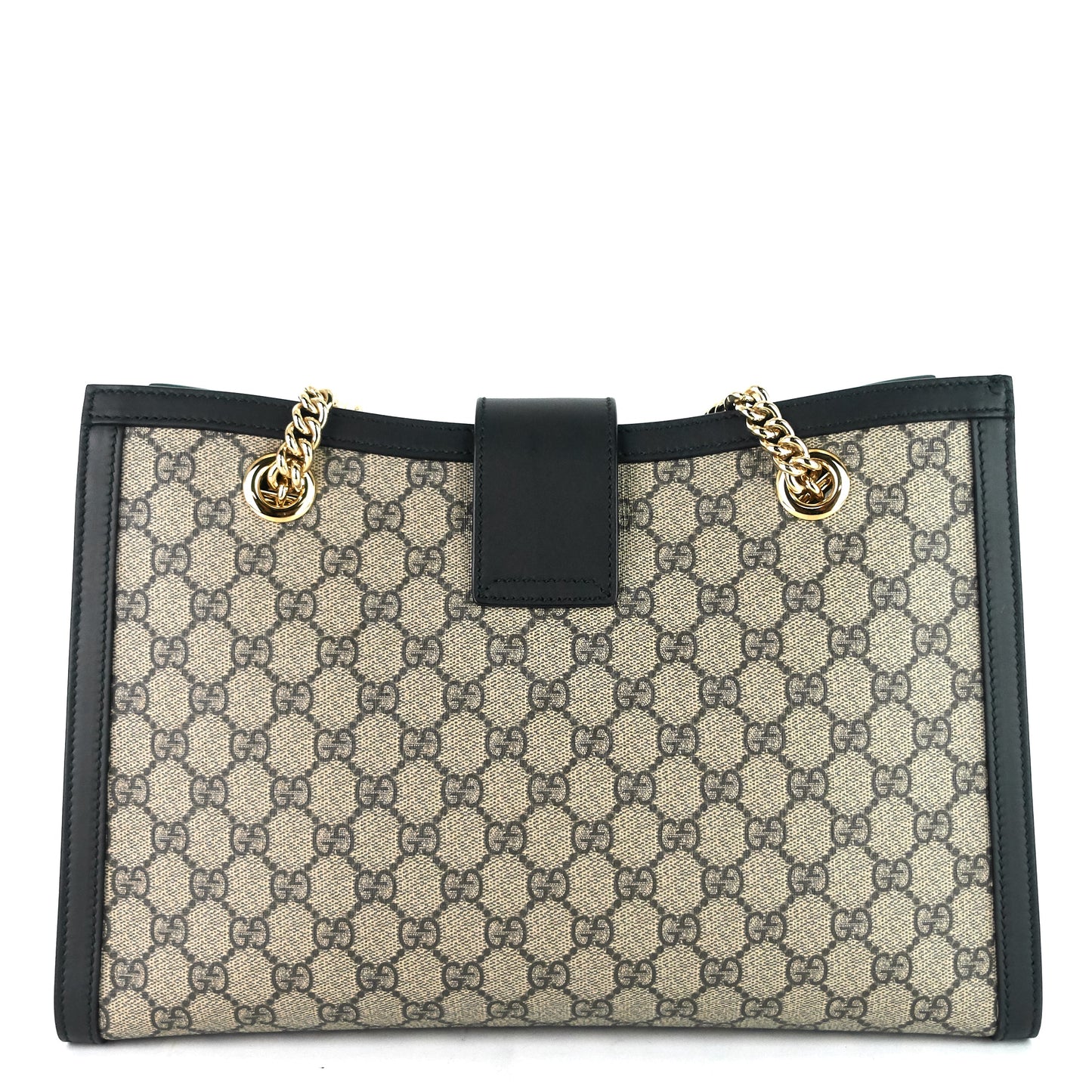 Gucci Medium Supreme GG Canvas Padlock Shoulder Bag