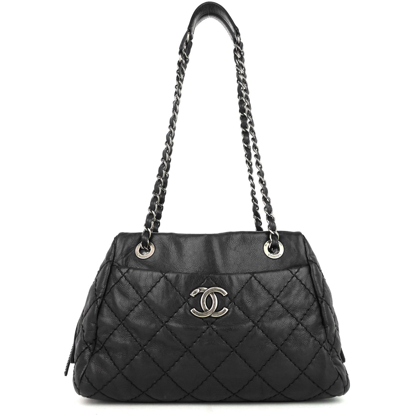Chanel Stitch It Small Calfskin Shoulder Bag