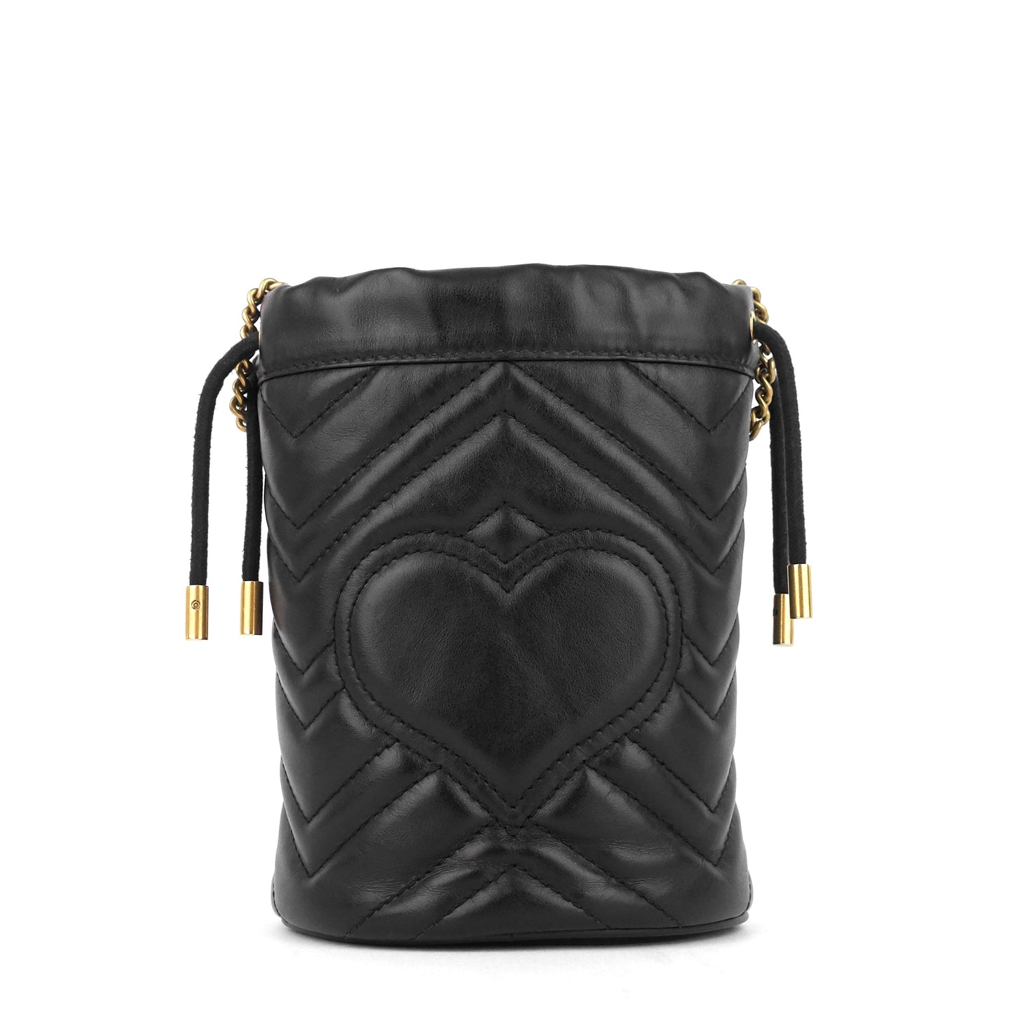 Gucci GG Marmont Leather Mini Bucket Bag