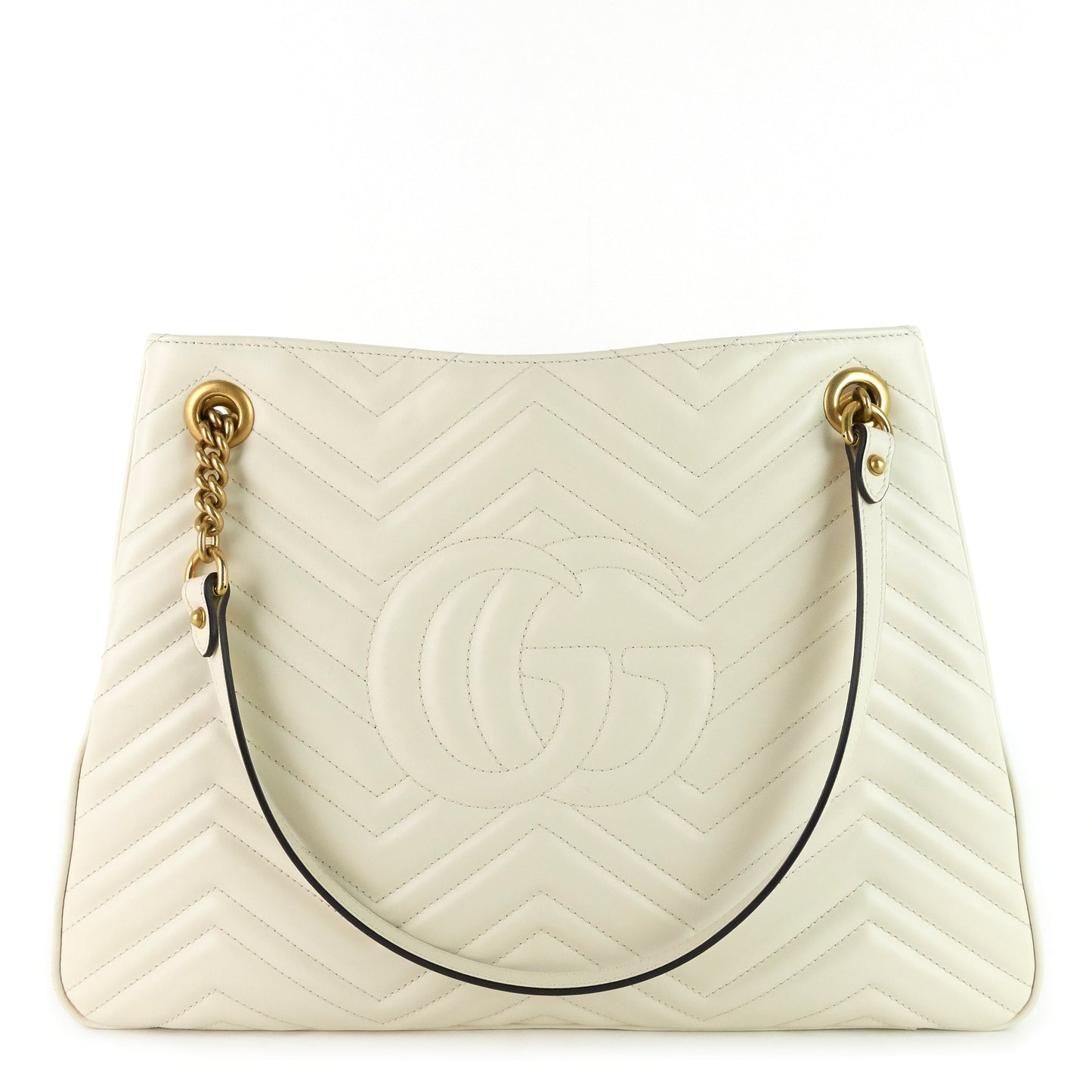 Gucci Marmont Medium Matelass� Calf Leather Chain Shoulder Bag