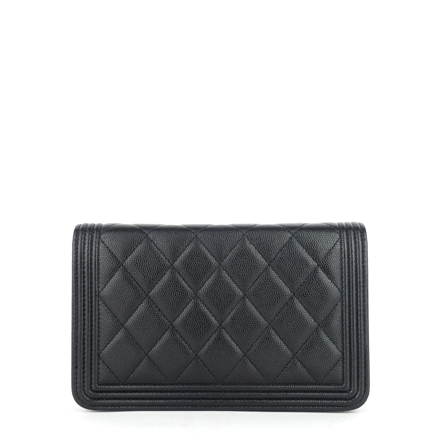 Chanel Boy Caviar Leather Wallet on Chain Bag