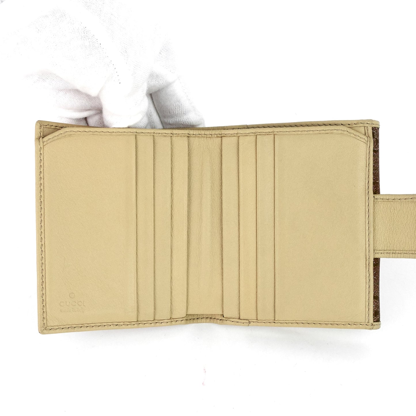 Gucci GG Canvas Compact Wallet