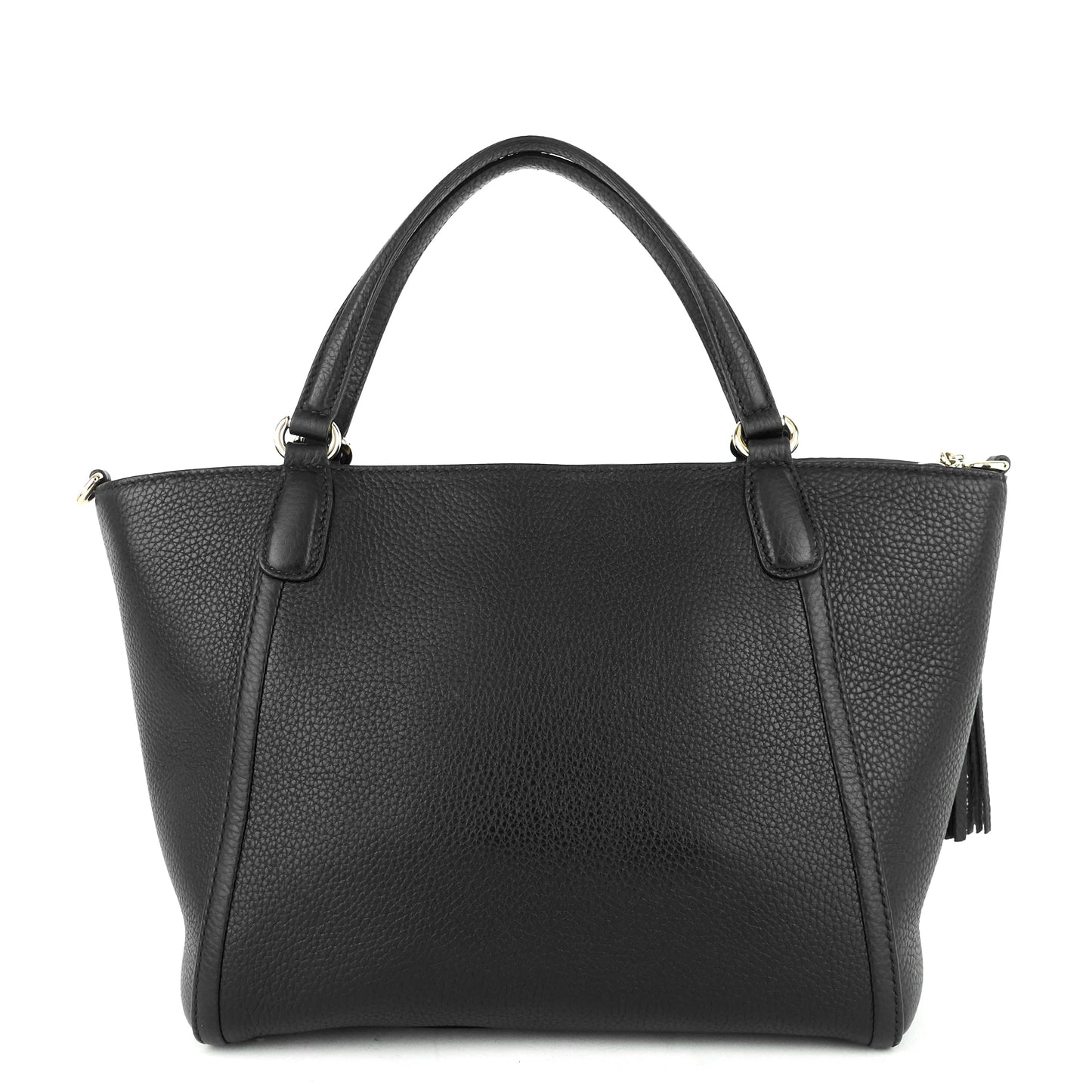 Gucci Soho Pebbled Leather Small Top Handle Tote Bag