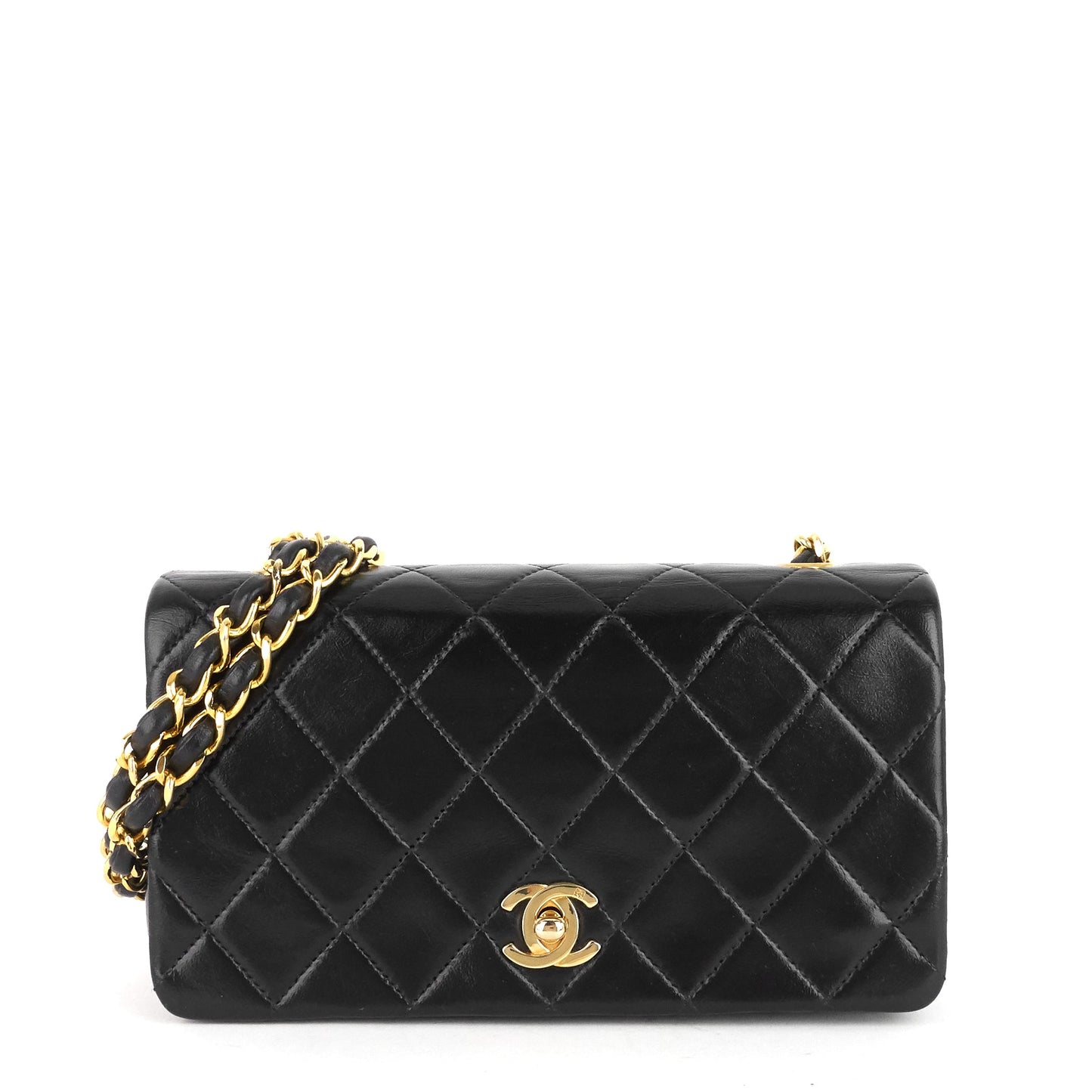 Chanel Lambskin Leather Small Single Flap Bag