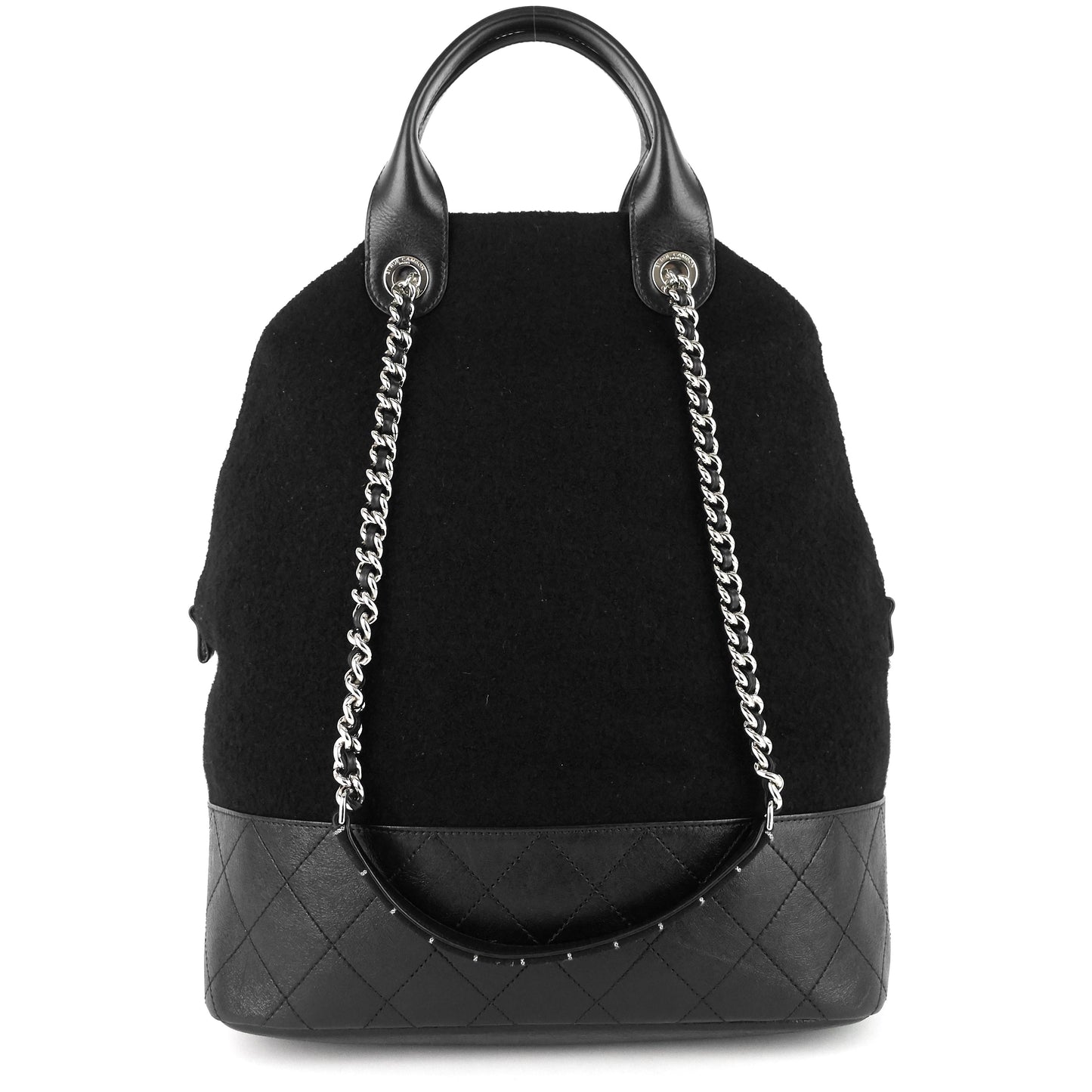 Chanel Paris-Hamburg Embroidered Wool and Calfskin Large Shopping Bag