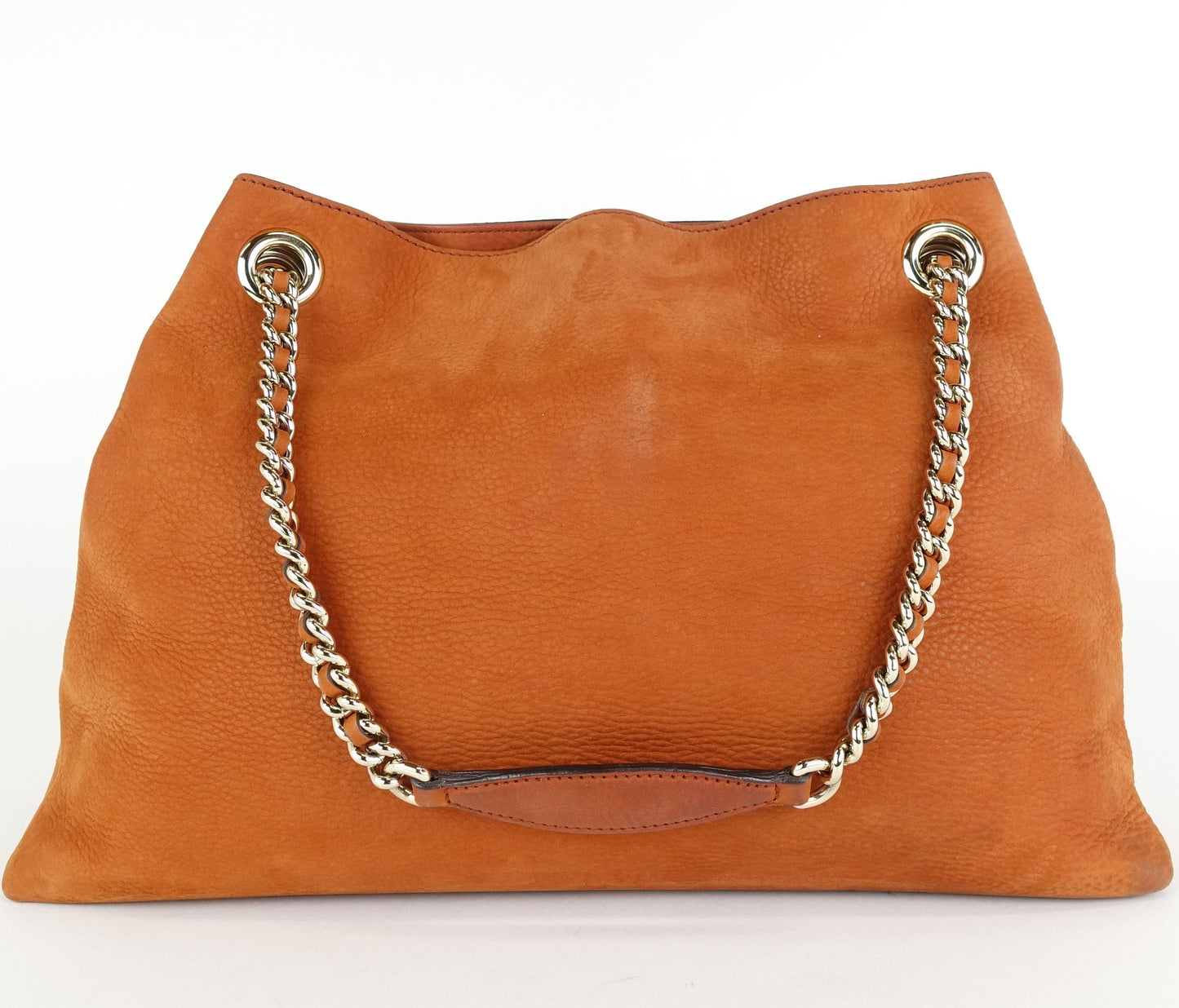 Gucci Soho Chain Strap Nubuck Leather Handbag