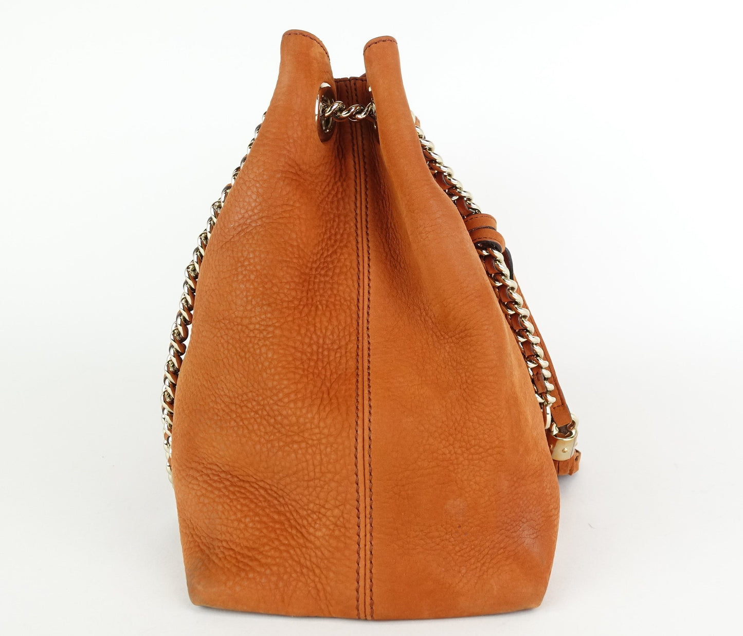 Gucci Soho Chain Strap Nubuck Leather Handbag