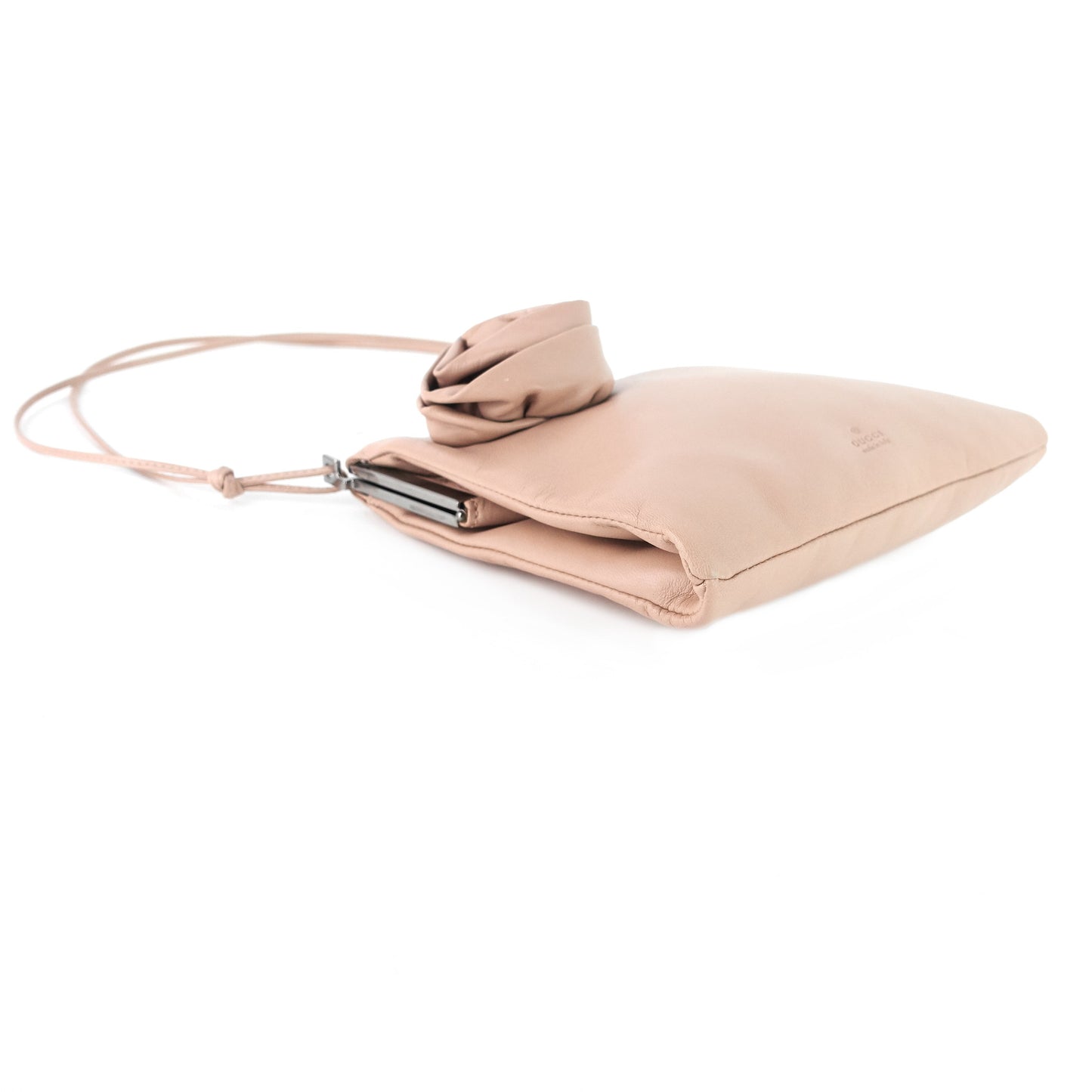 Gucci Rosette Lambskin Leather Clutch Bag