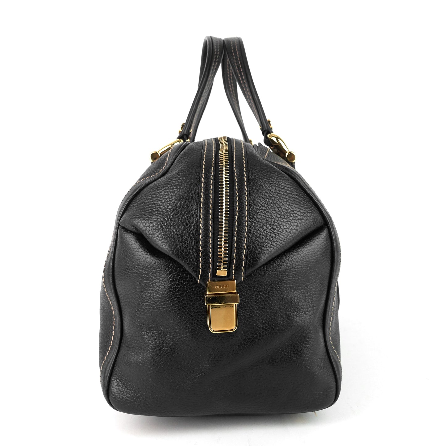 Gucci Aviatrix Large Leather Boston Bag