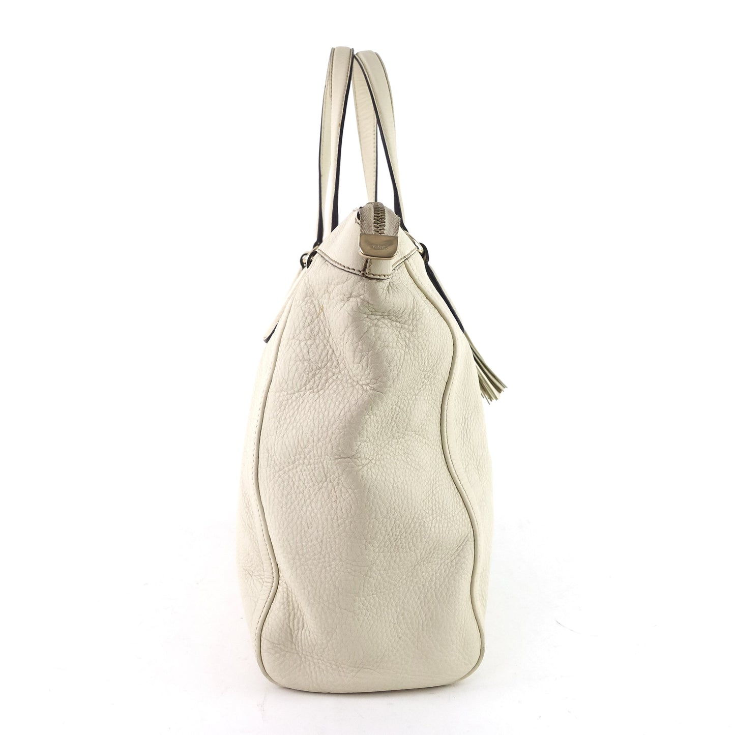 Gucci Soho Working Large Leather Tassels Tote Bag