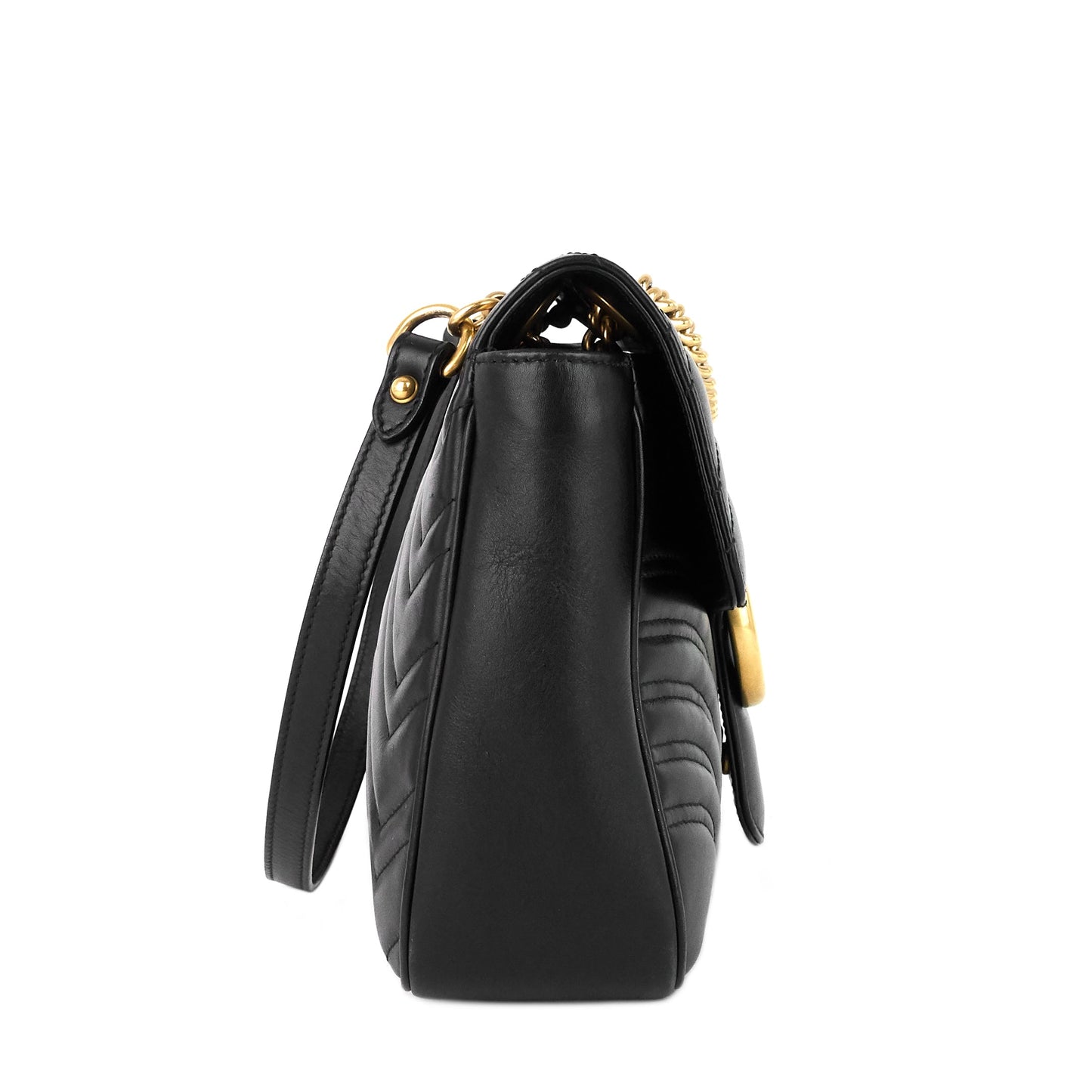 Gucci Marmont Medium Matelass� Leather Shoulder Bag