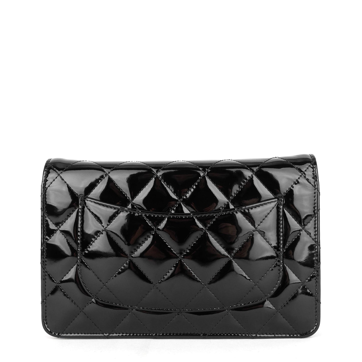Chanel Patent Leather Wallet on Chain Bag