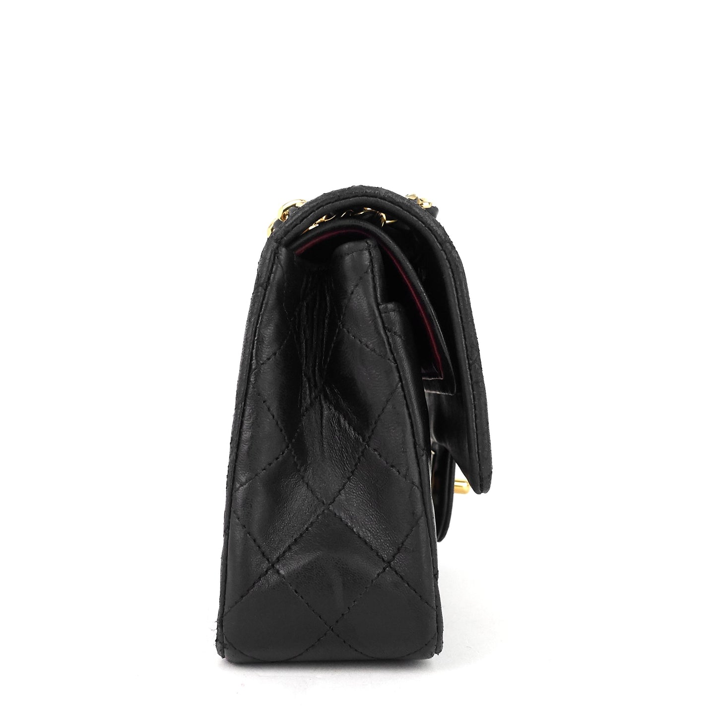 Chanel Double Flap Quilted Lambskin Leather Bag