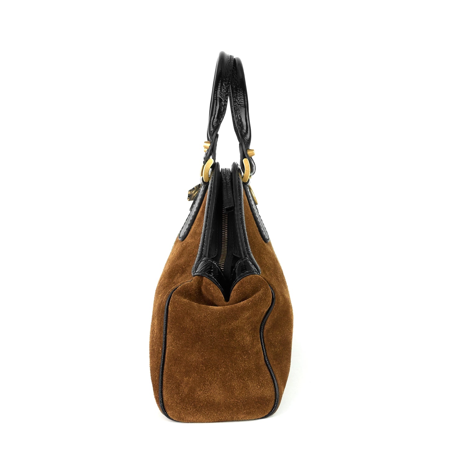 Gucci Ophidia RE(BELLE) Medium Suede and Leather Bag