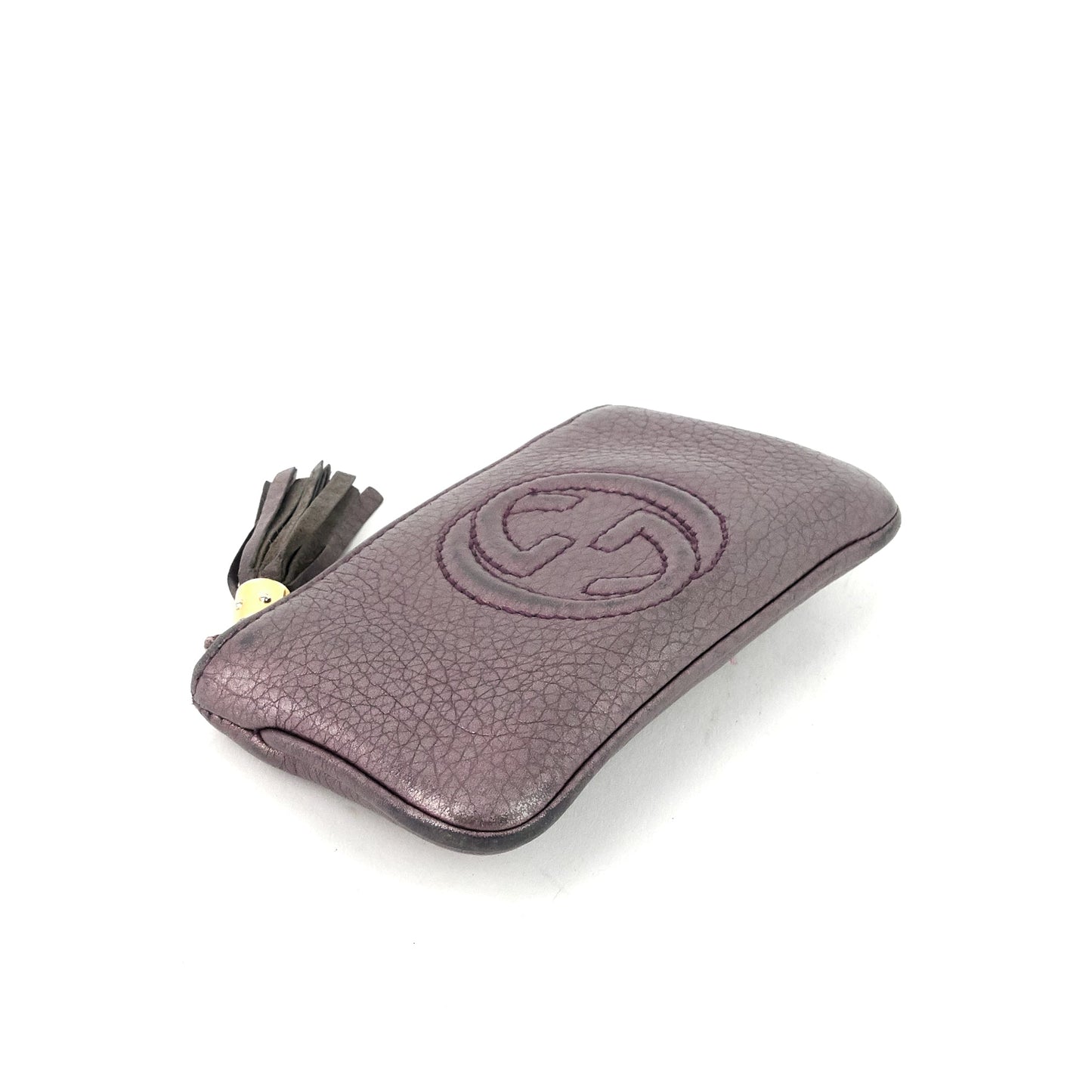 Gucci Calf Leather Soho Key Pouch
