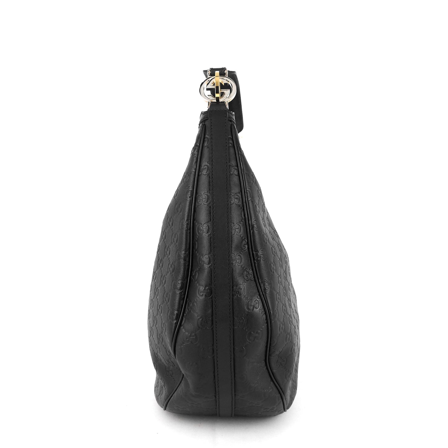 Gucci GG Twins Guccissima Leather Hobo Bag