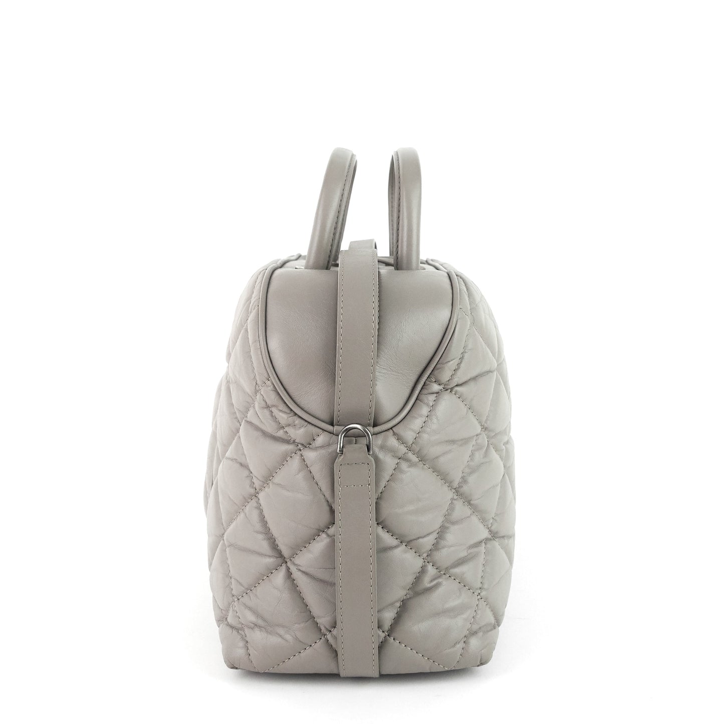 Chanel Aged Calfskin Small Bowling Bag