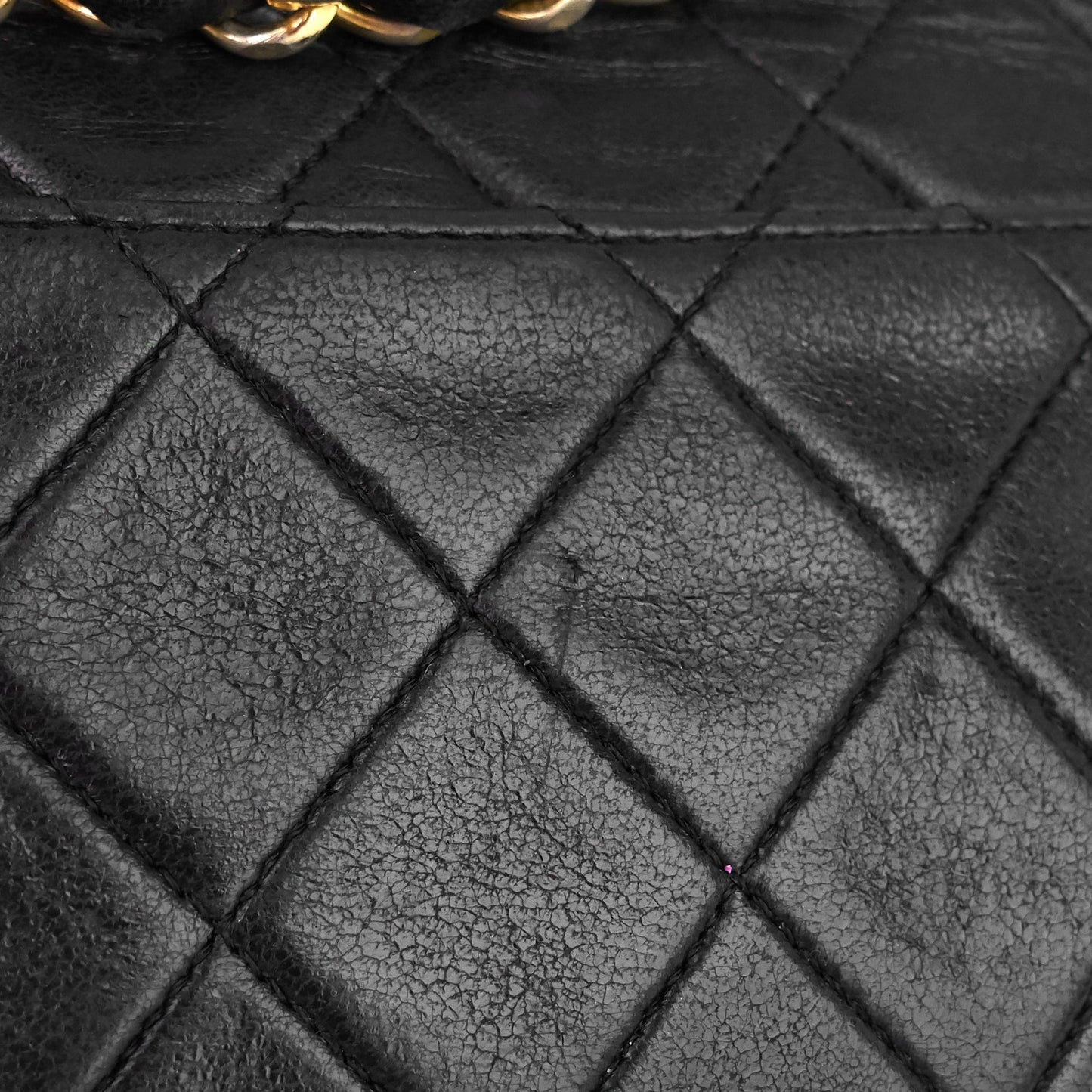 Chanel Vintage Medium Lambskin Flap Bag