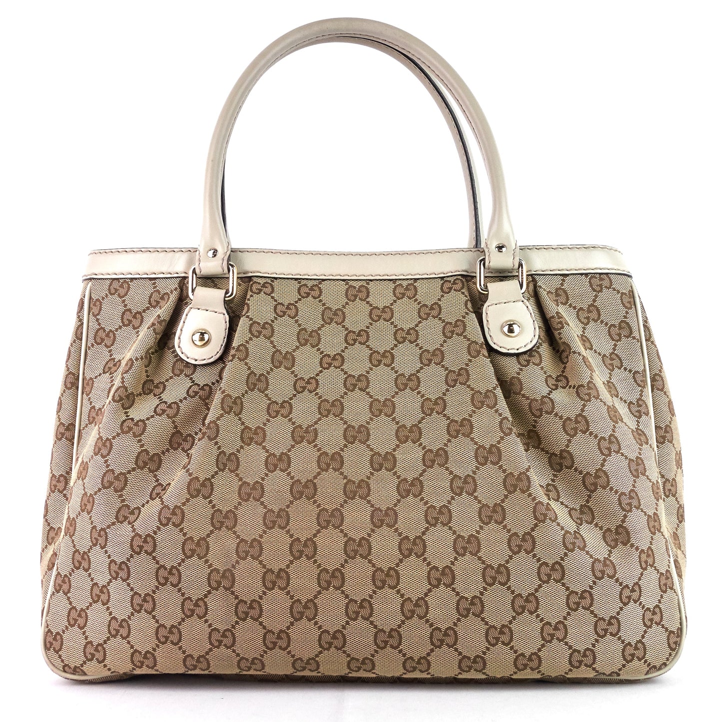 Gucci Sukey GG Canvas Zipped Pocket Tote Bag