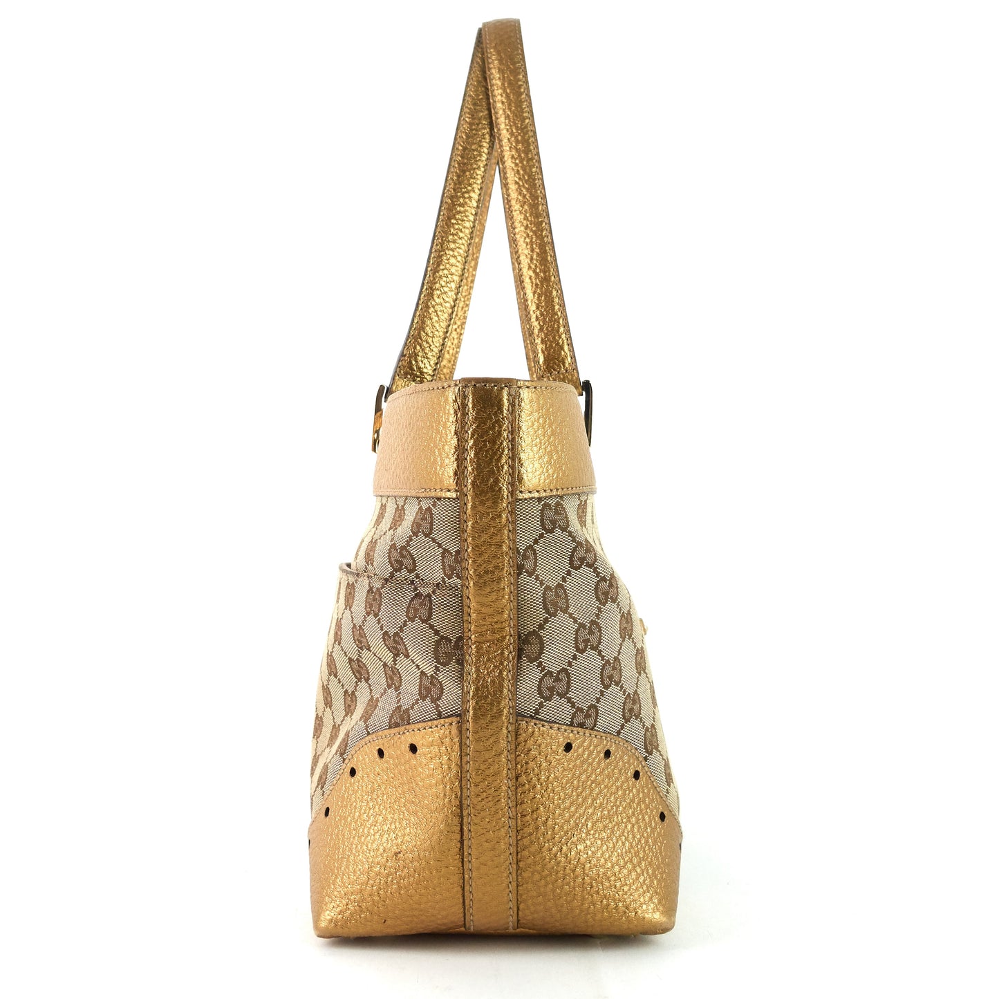 Gucci GG Canvas Punch Tote Bag