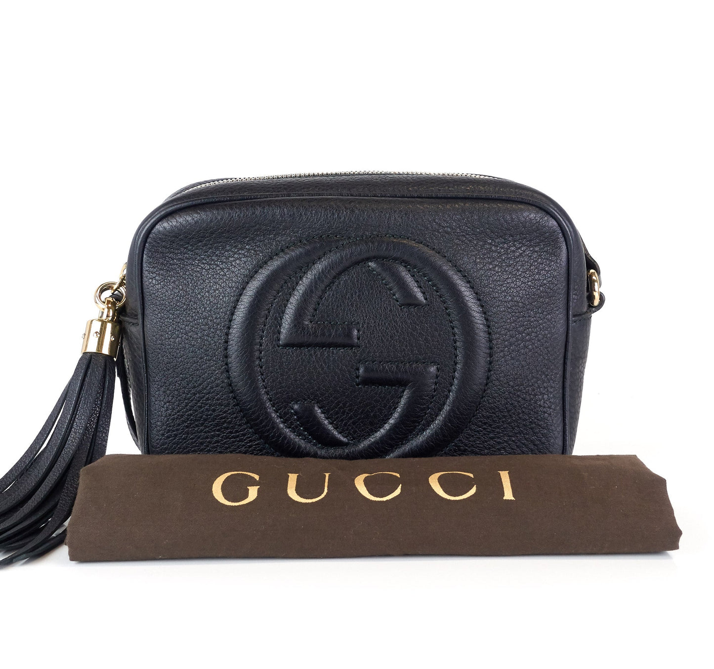 Gucci Soho Disco Calf Leather Small Crossbody Bag