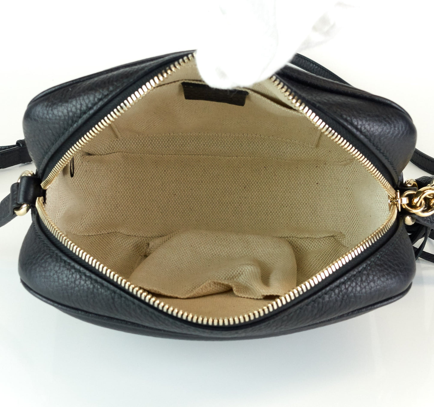 Gucci Soho Disco Calf Leather Small Crossbody Bag