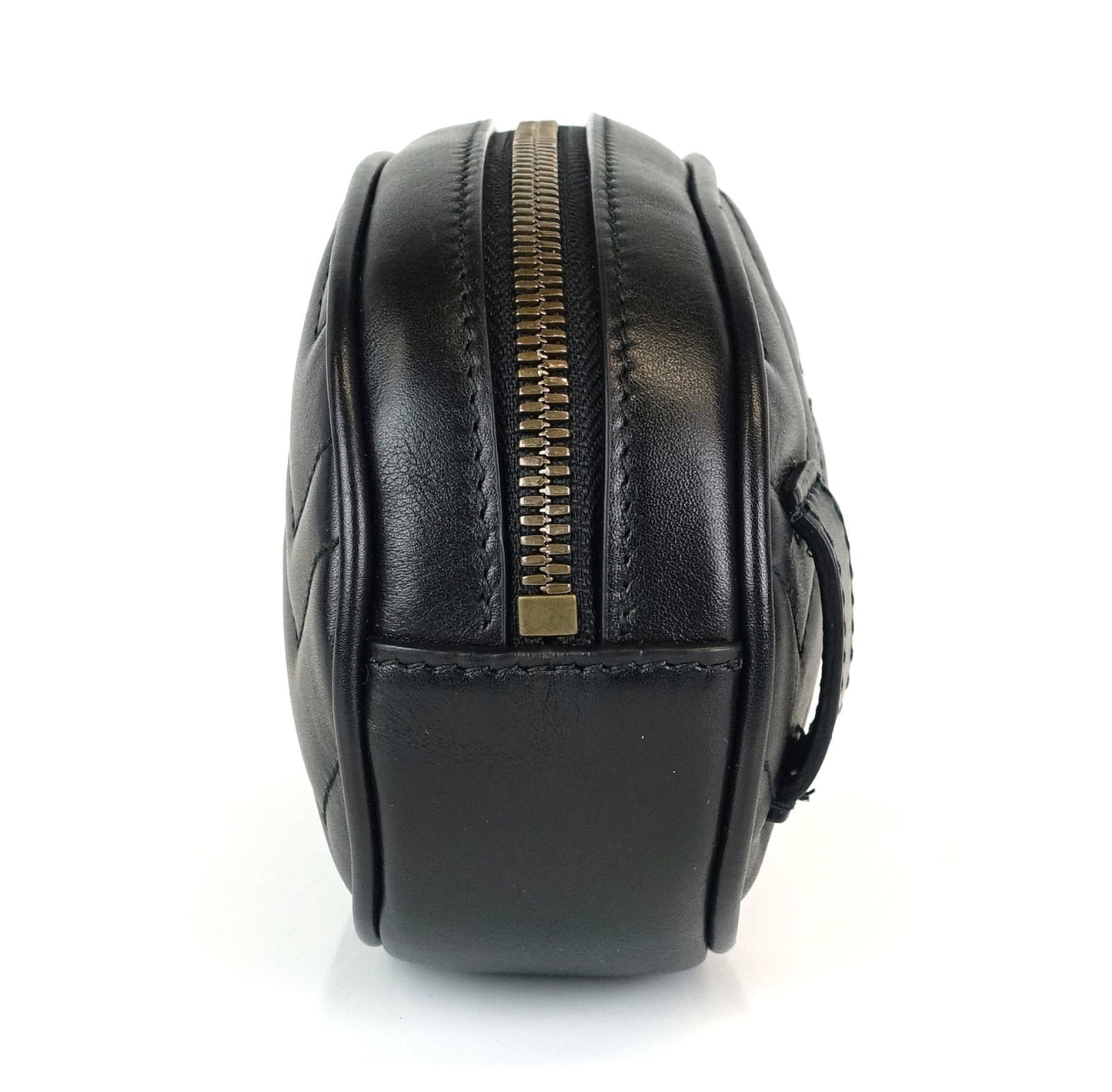 Gucci Marmont Matalasse Chevron Leather 95 Belt Bag