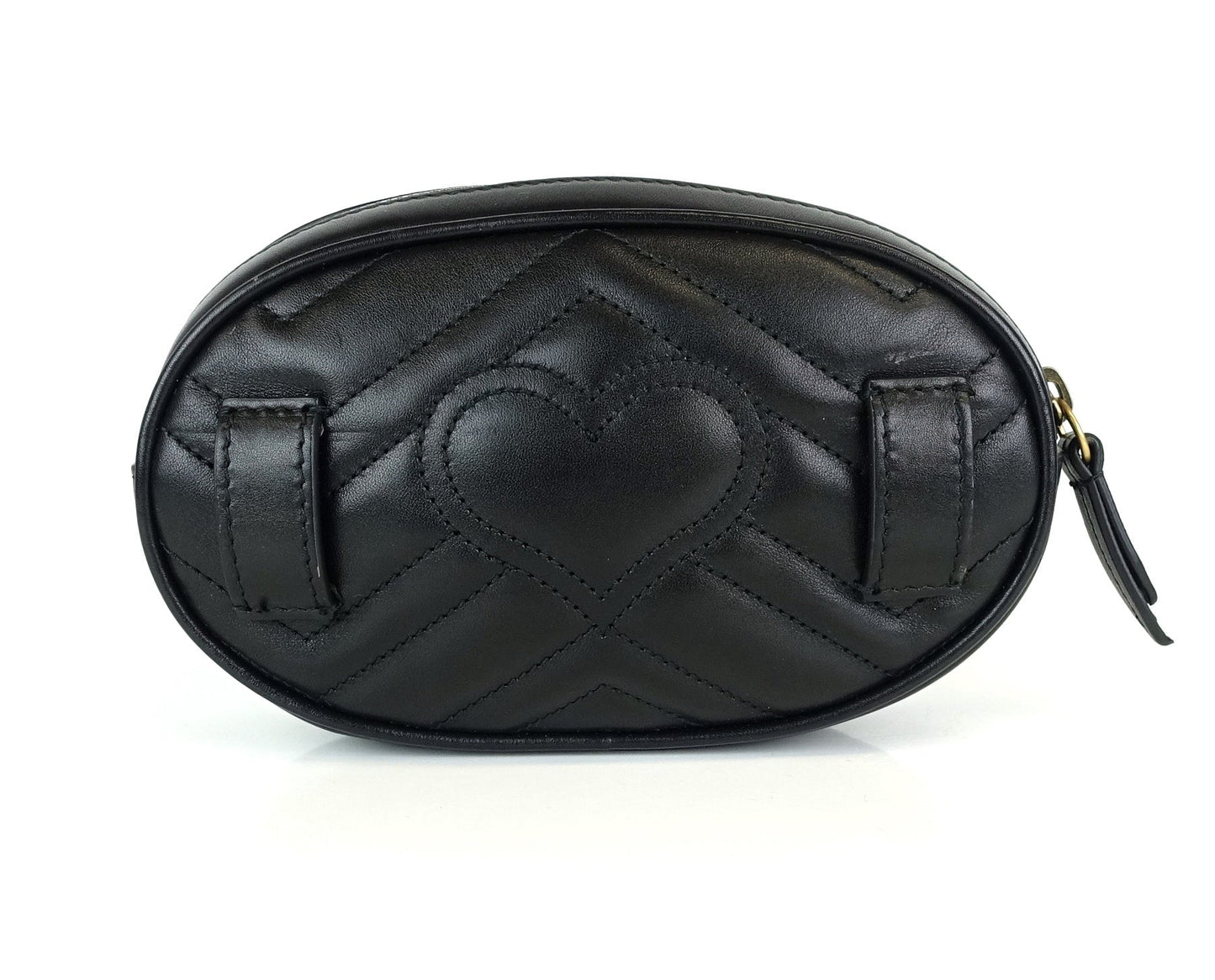 Gucci Marmont Matalasse Chevron Leather 95 Belt Bag