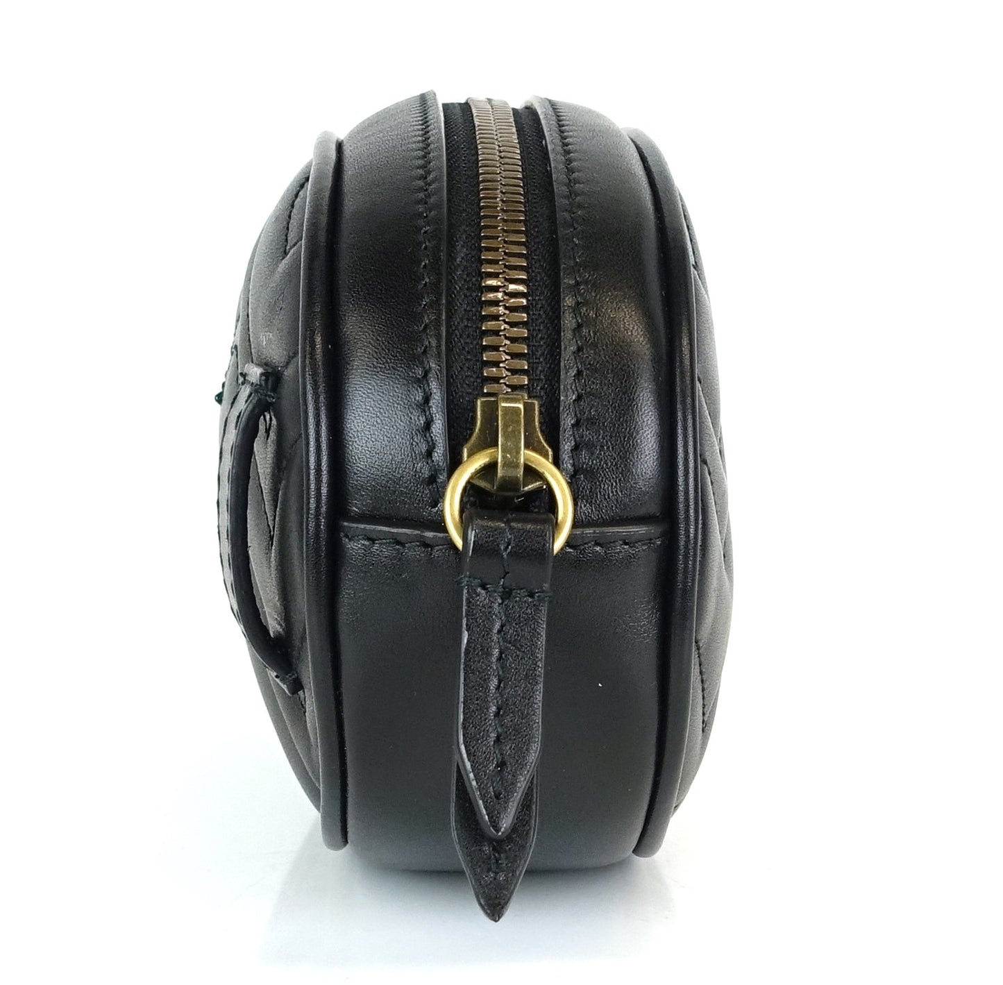 Gucci Marmont Matalasse Chevron Leather 95 Belt Bag