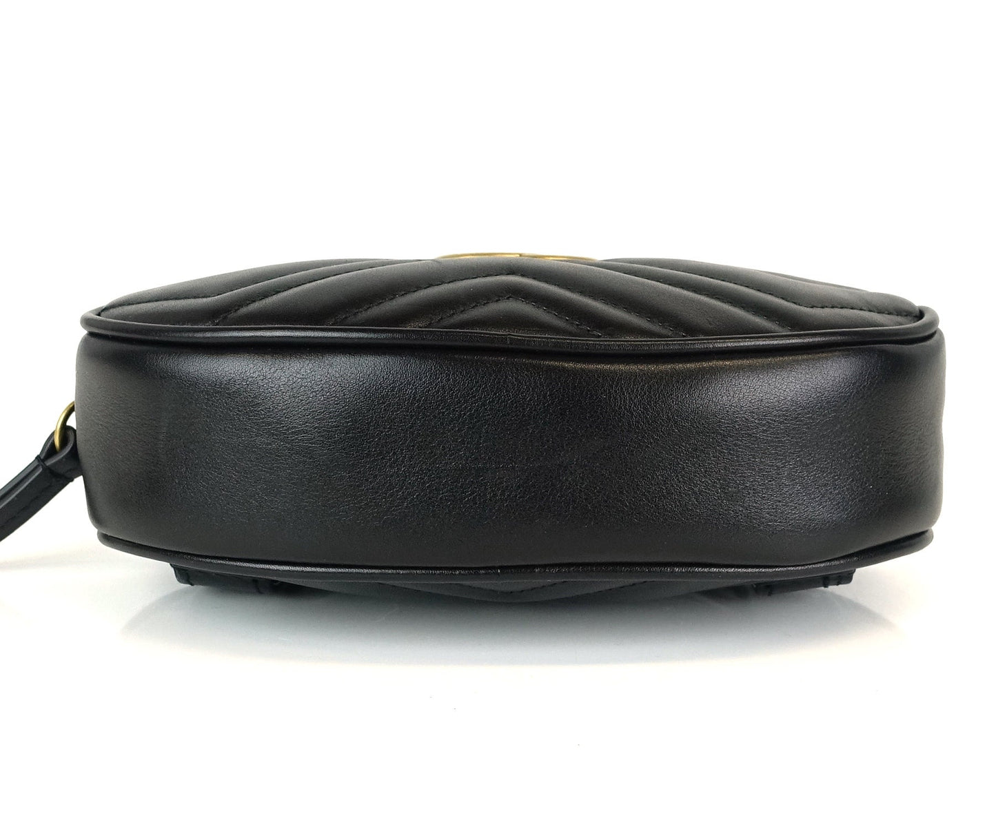 Gucci Marmont Matalasse Chevron Leather 95 Belt Bag