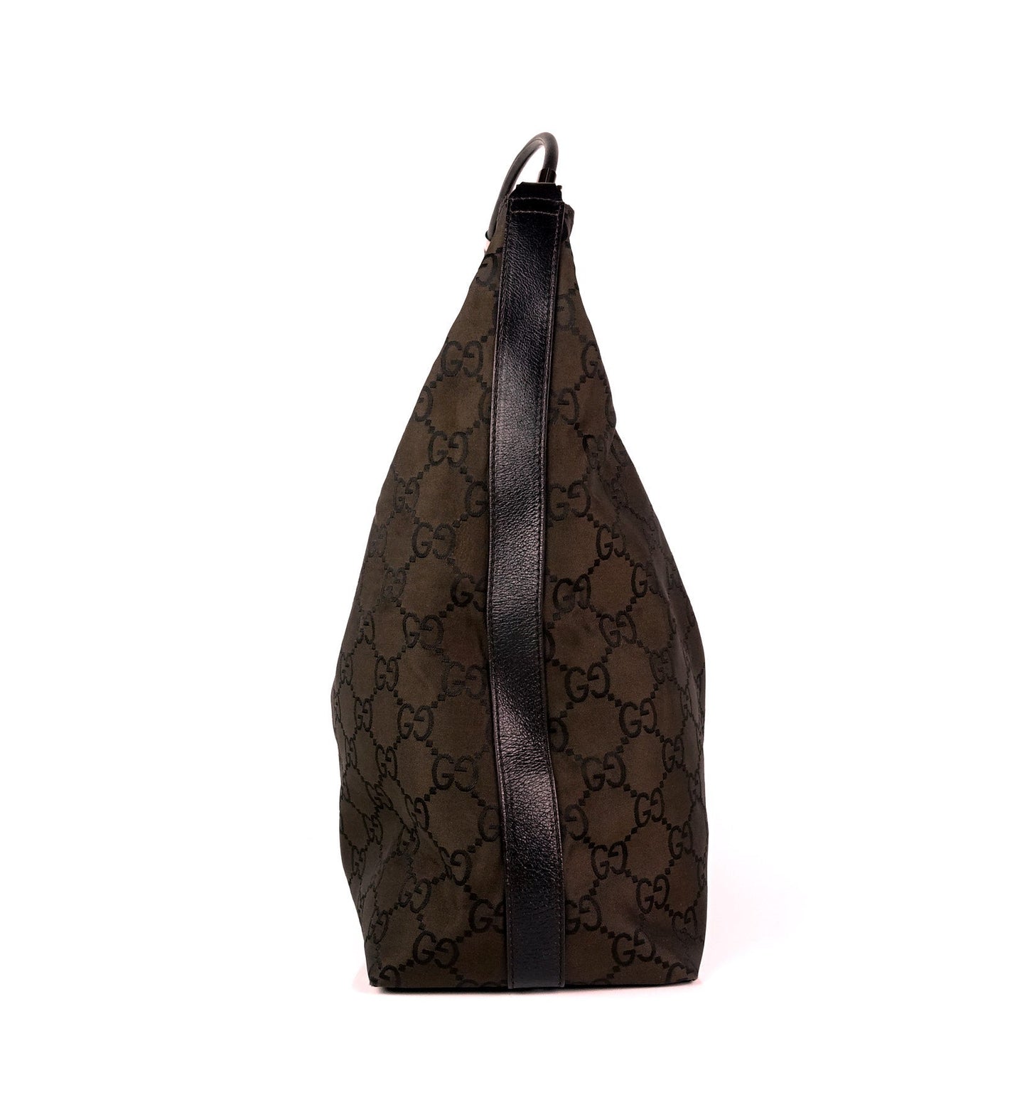 Gucci Monogram Nylon Hobo Bag